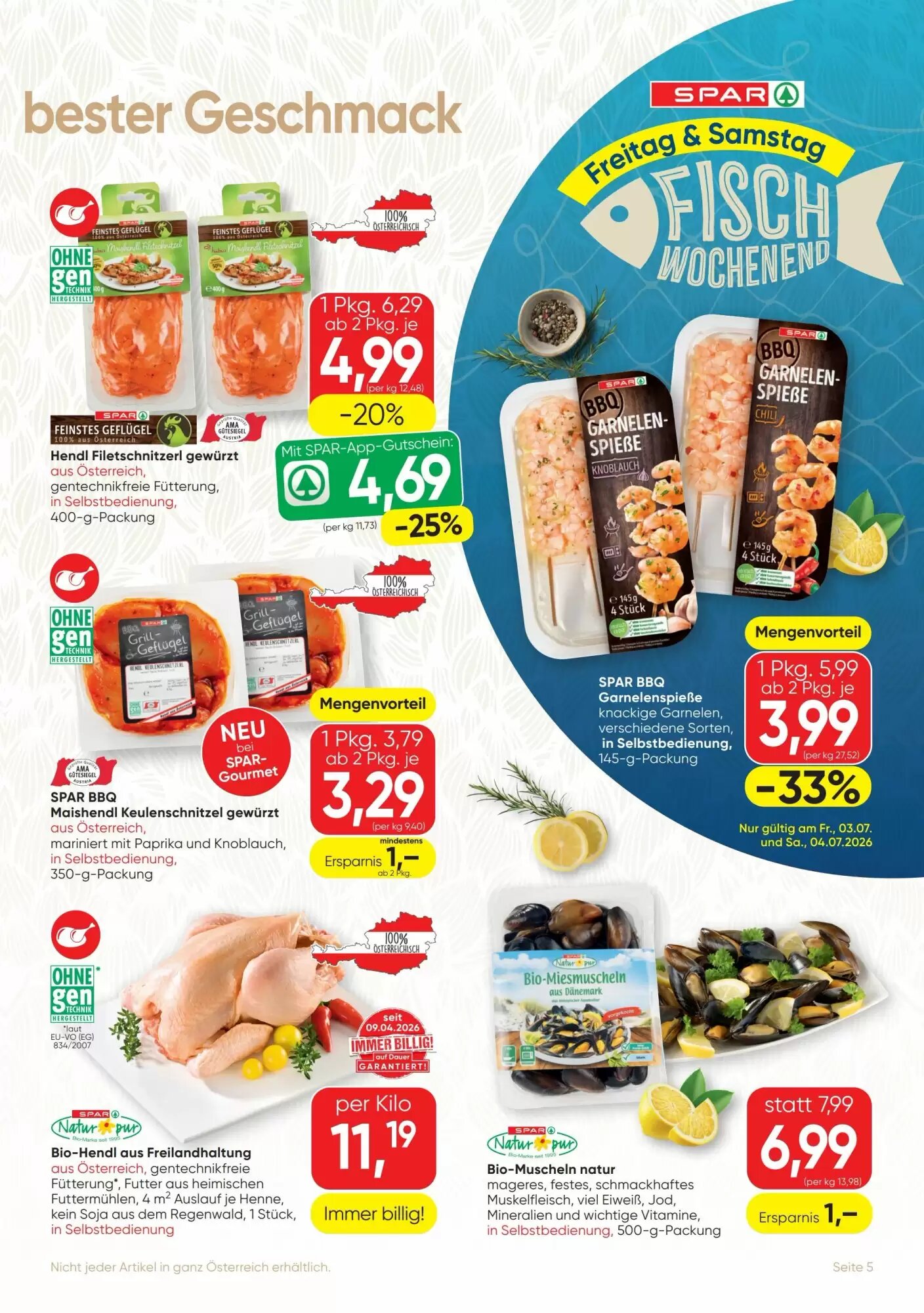 SPAR Gourmet Flugblatt (ab 01.07.2026) - Angebote und Prospekt - Seite 5