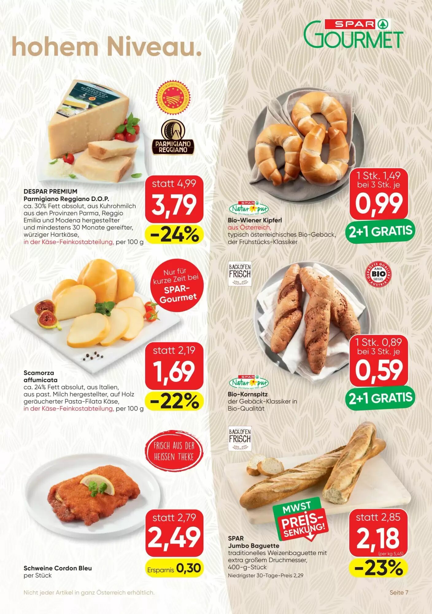 SPAR Gourmet Flugblatt (ab 01.07.2026) - Angebote und Prospekt - Seite 7