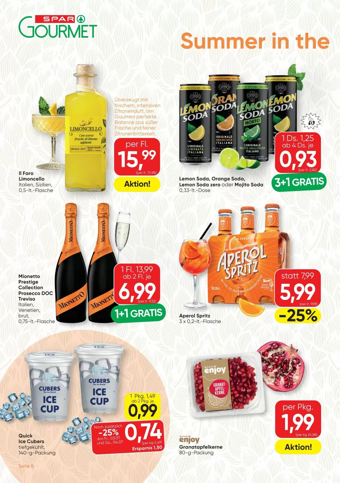 SPAR Gourmet Flugblatt (ab 01.07.2026) - Angebote und Prospekt - Seite 8