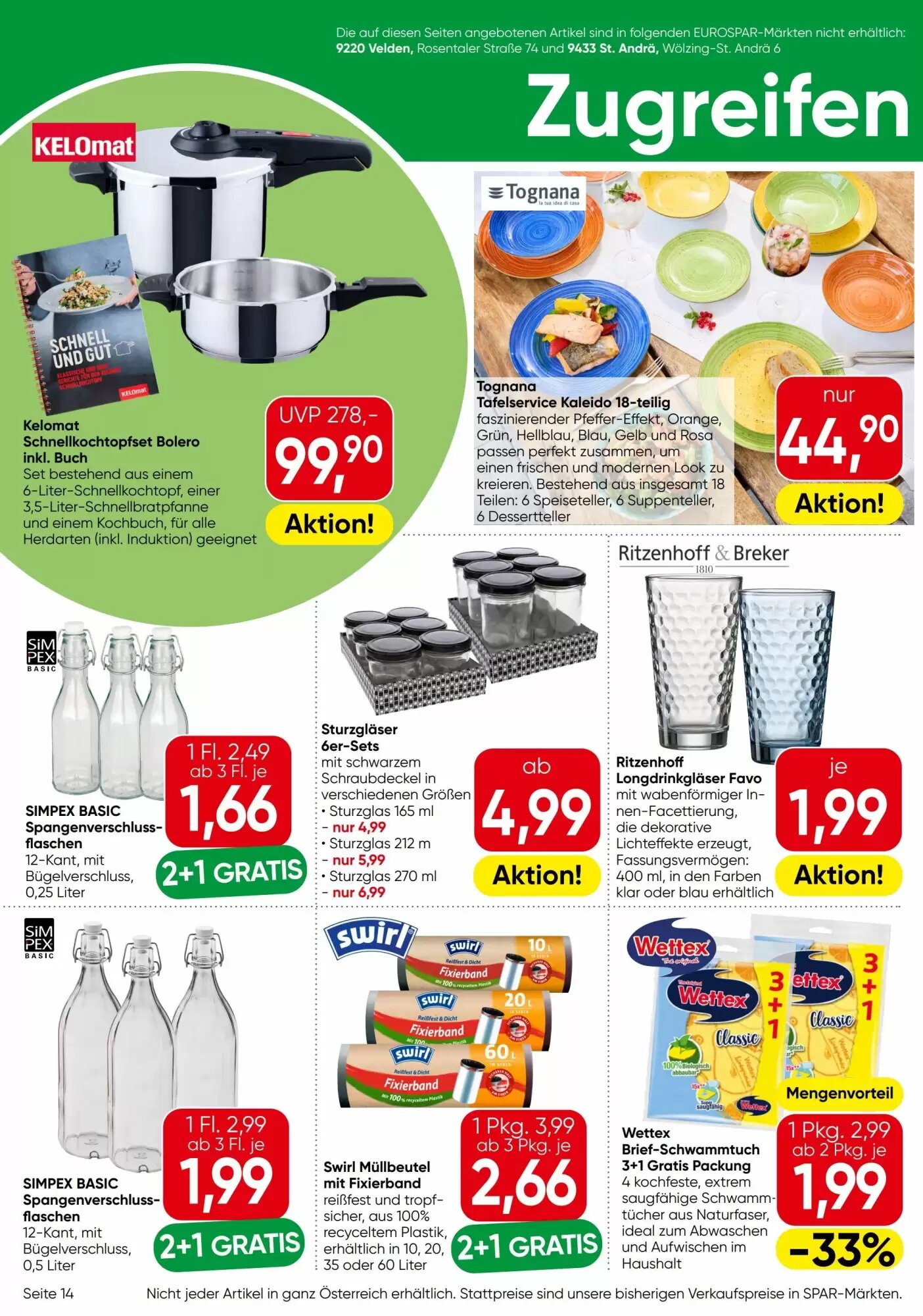 Eurospar Flugblatt (ab 01.07.2026) - Angebote und Prospekt - Seite 14