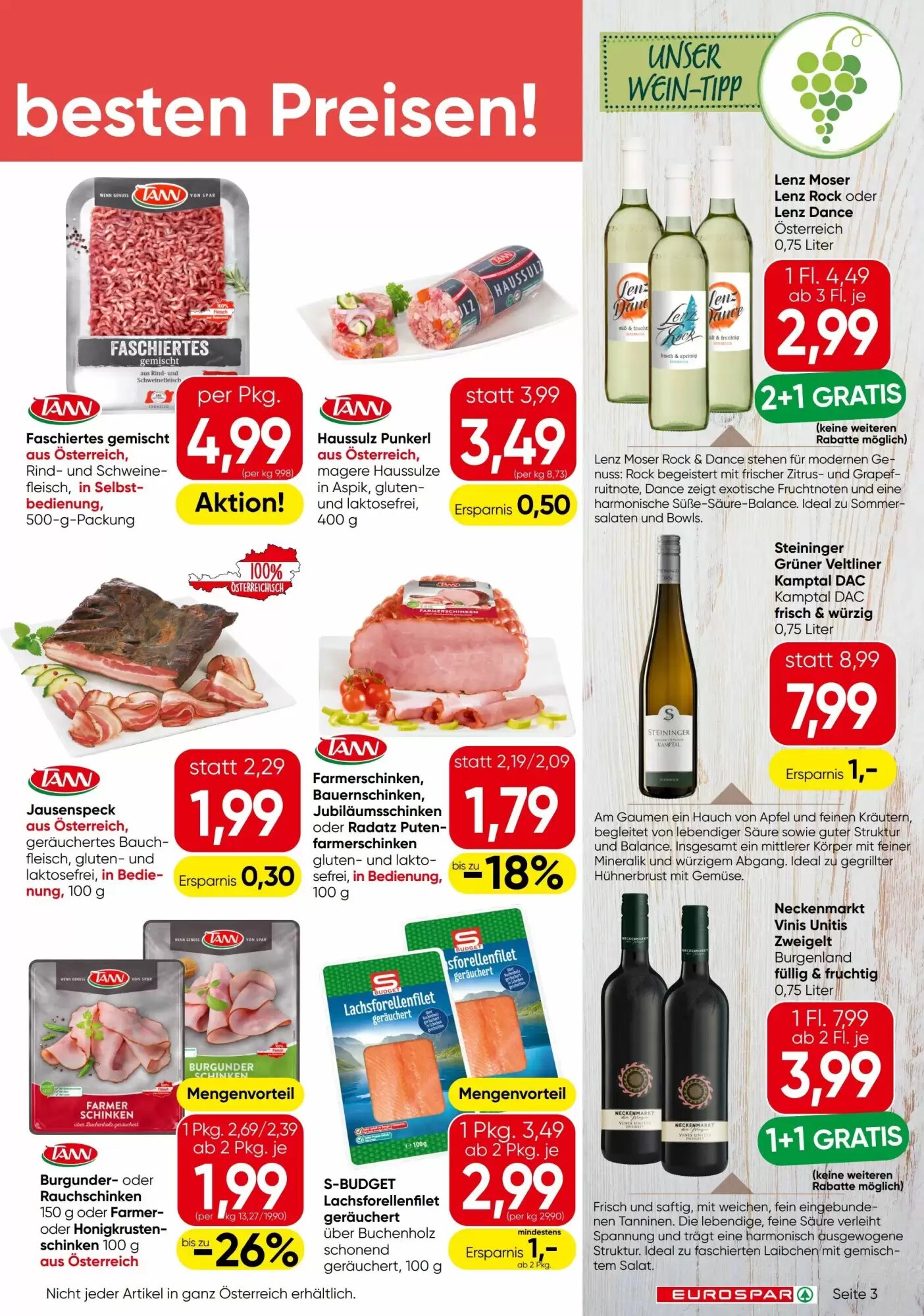 Eurospar Flugblatt (ab 01.07.2026) - Angebote und Prospekt - Seite 3