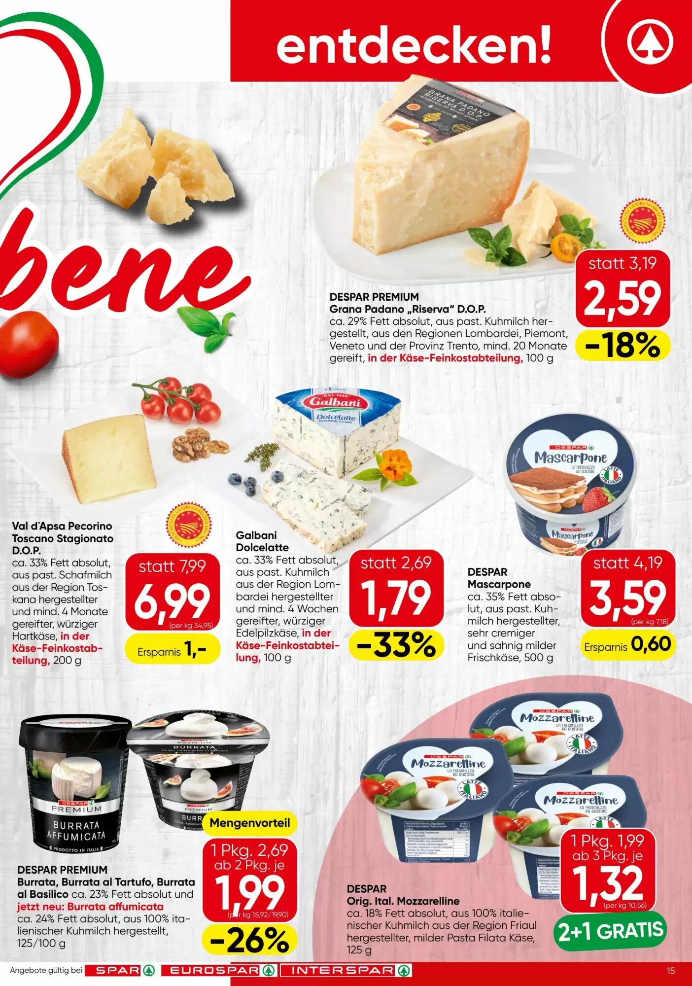 Spar Flugblatt (ab 01.07.2026) - Angebote und Prospekt - Seite 15