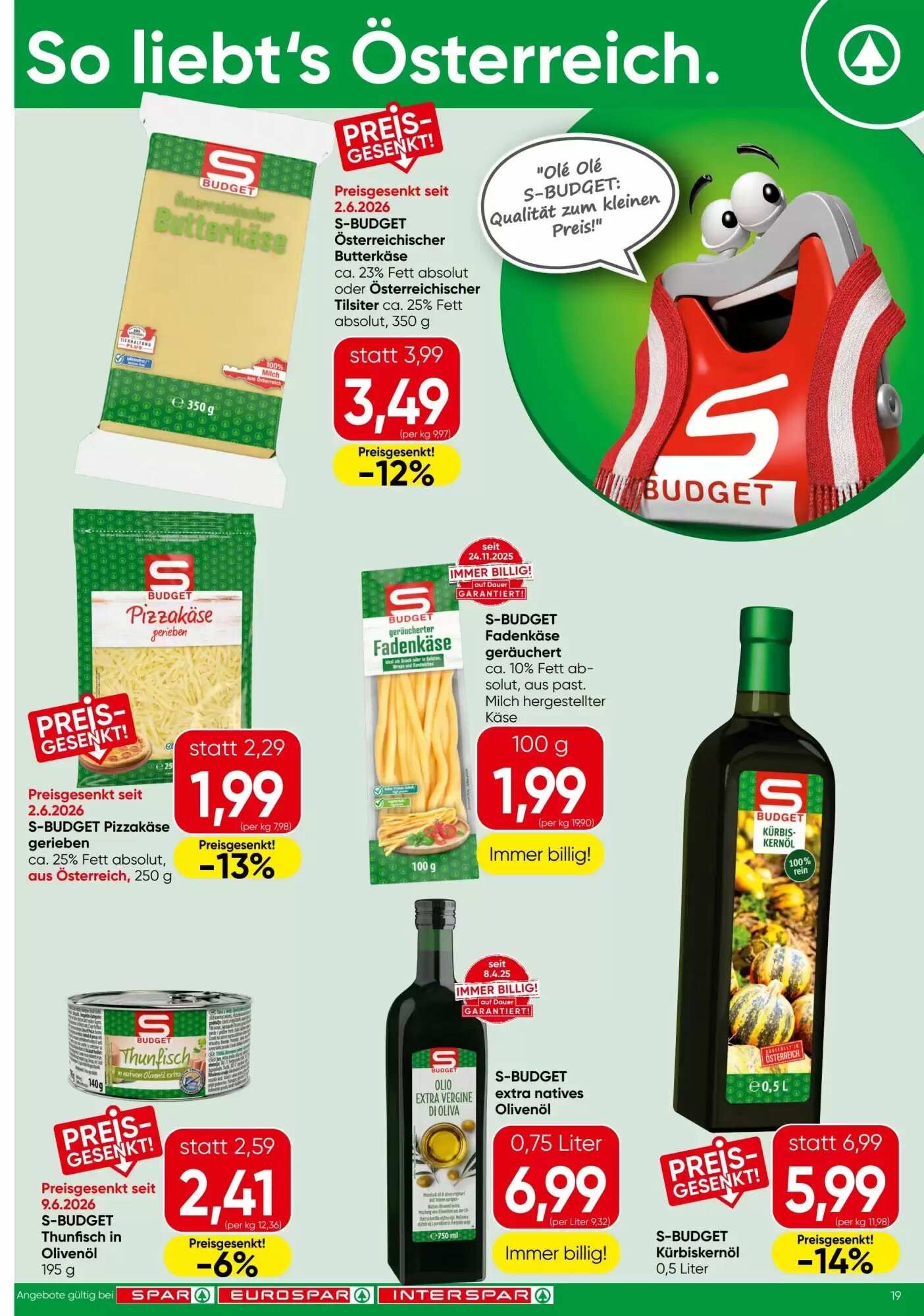 Spar Flugblatt (ab 01.07.2026) - Angebote und Prospekt - Seite 19