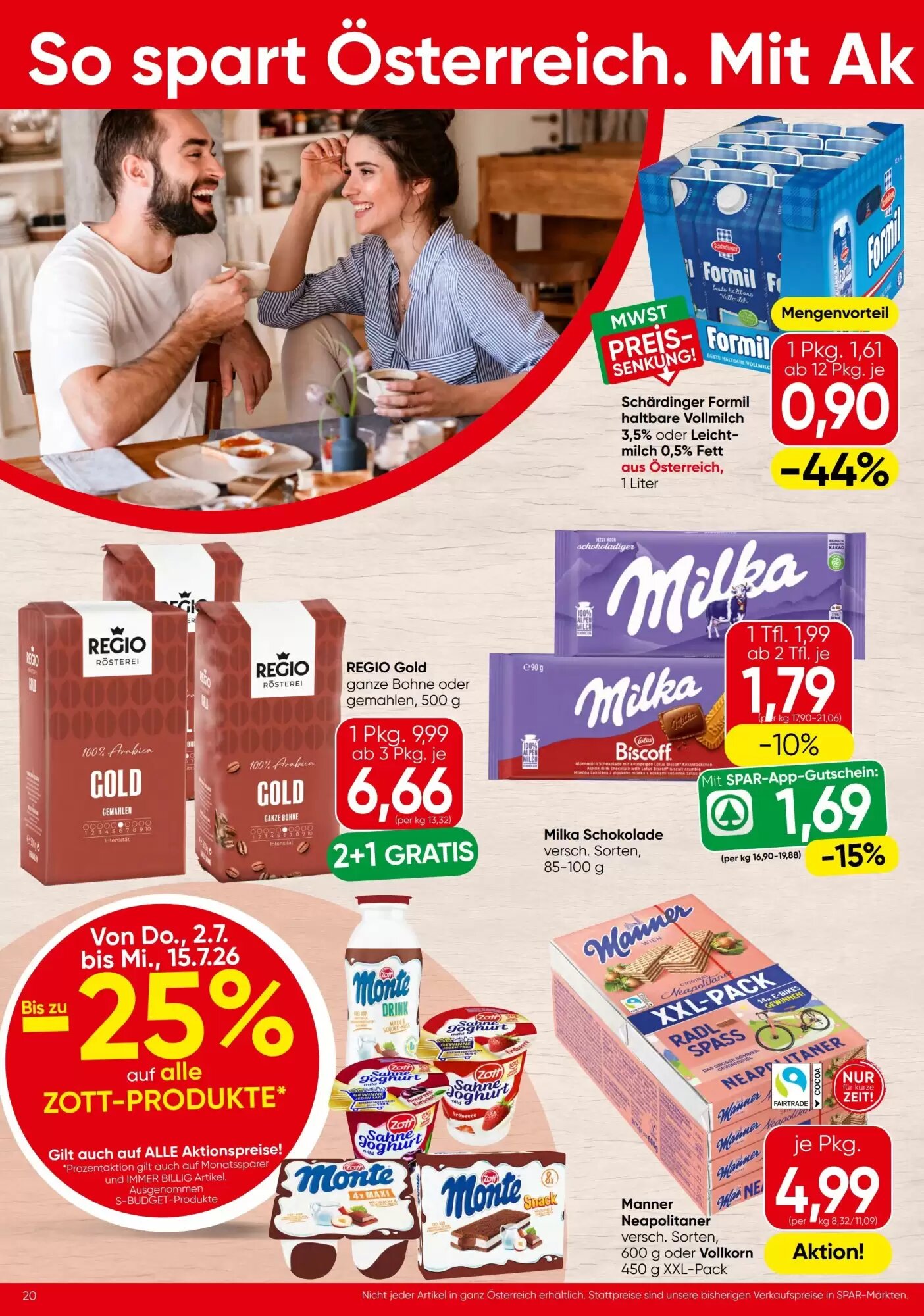 Spar Flugblatt (ab 01.07.2026) - Angebote und Prospekt - Seite 20