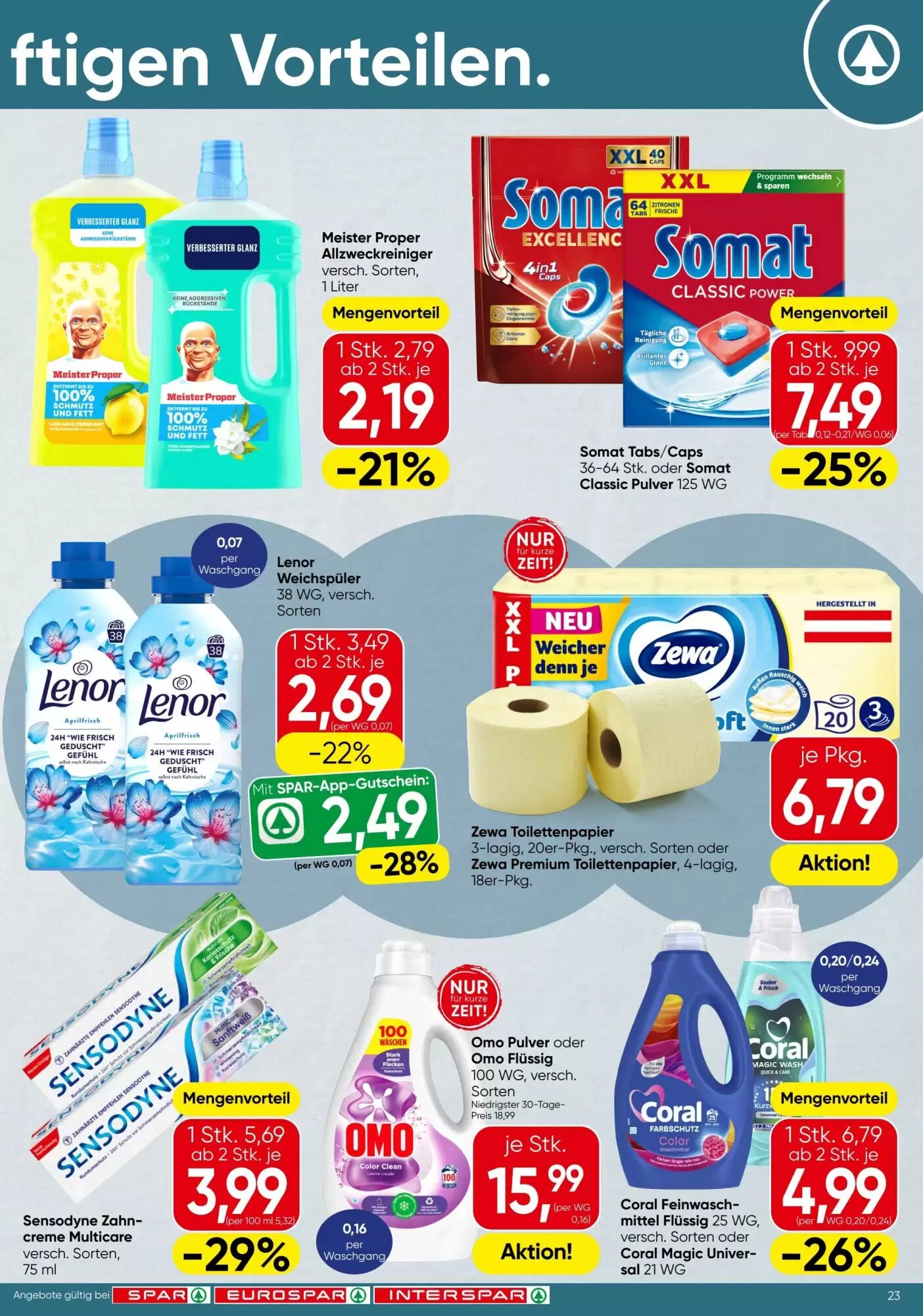 Spar Flugblatt (ab 01.07.2026) - Angebote und Prospekt - Seite 23