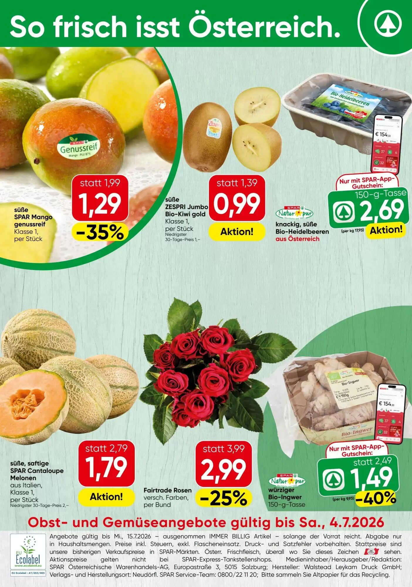Spar Flugblatt (ab 01.07.2026) - Angebote und Prospekt - Seite 24