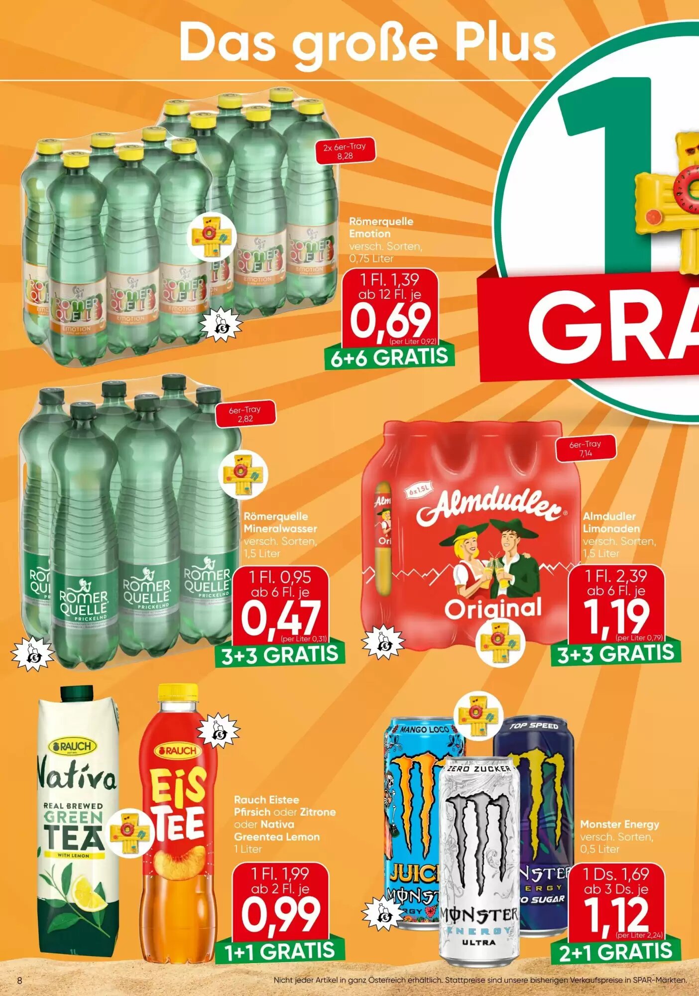 Spar Flugblatt (ab 01.07.2026) - Angebote und Prospekt - Seite 8