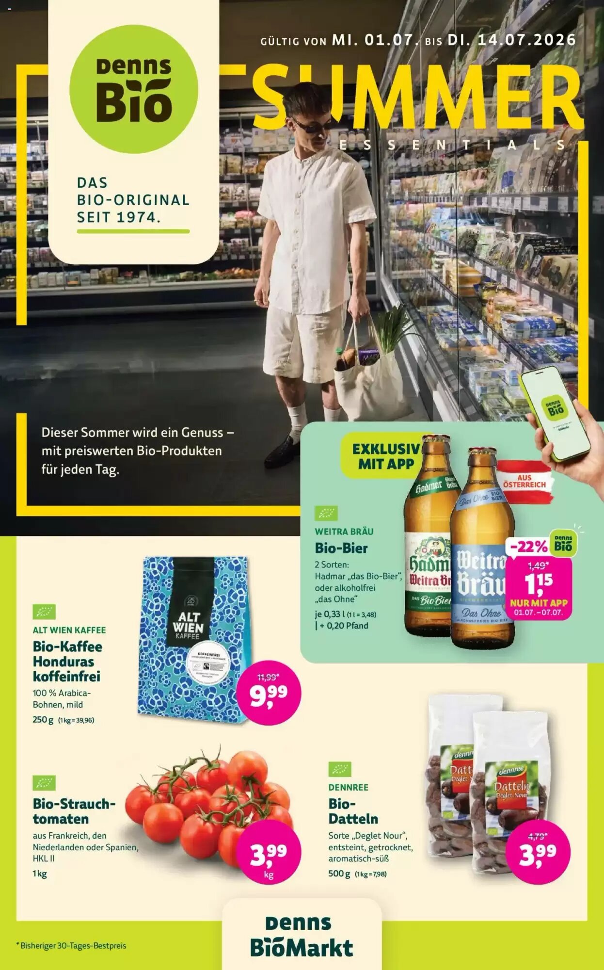 Denn's Biomarkt Flugblatt (ab 01.07.2026) - Angebote und Prospekt - Seite 1