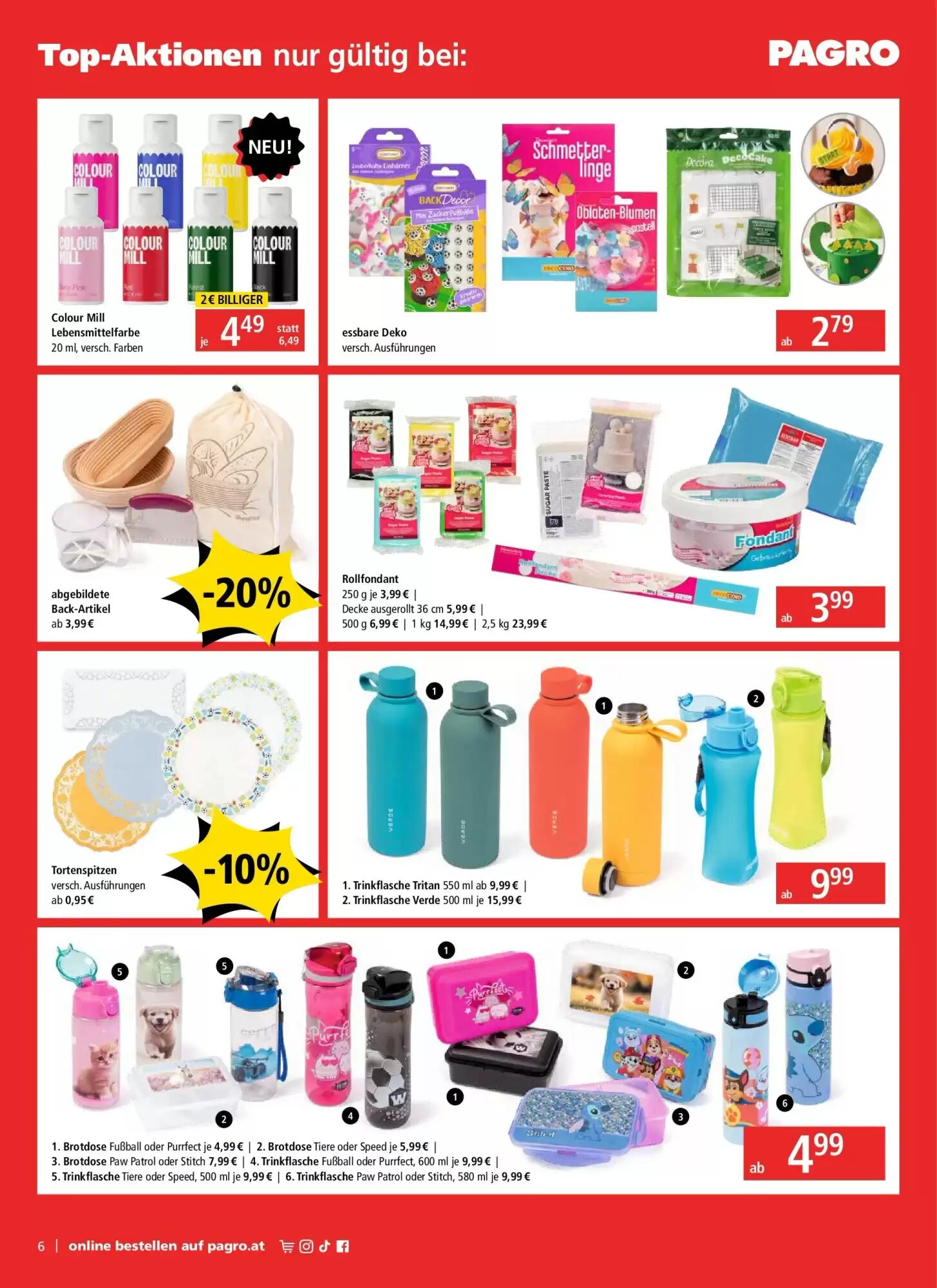 Pagro Diskont Flugblatt (ab 01.07.2026) - Angebote und Prospekt - Seite 6