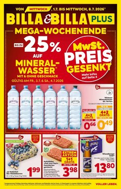 Billa Flugblatt (ab 01.07.2026) - Angebote und Prospekt