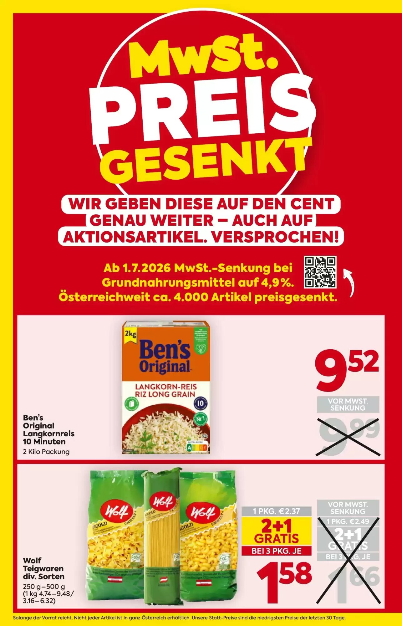 Billa Flugblatt (ab 01.07.2026) - Angebote und Prospekt - Seite 4