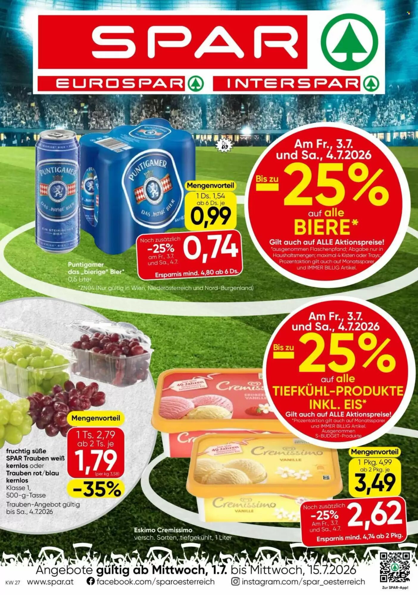 Eurospar Flugblatt (ab 01.07.2026) - Angebote und Prospekt - Seite 1