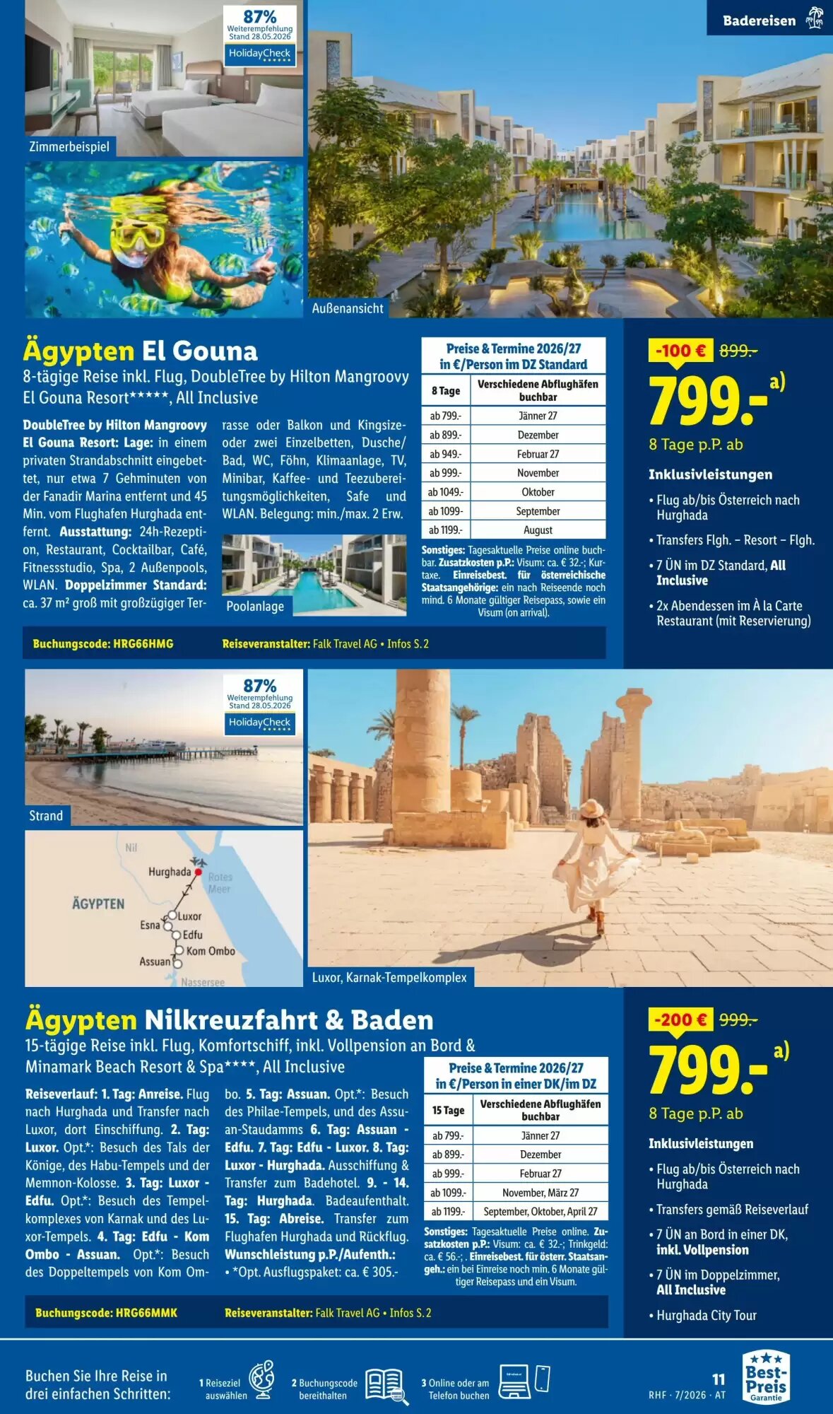 Lidl Reisen Flugblatt (ab 01.07.2026) - Angebote und Prospekt - Seite 11