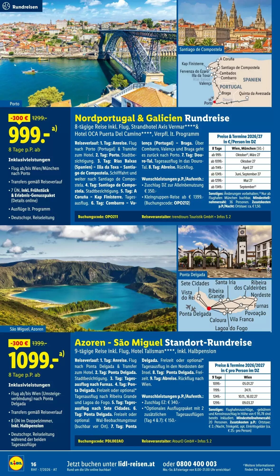 Lidl Reisen Flugblatt (ab 01.07.2026) - Angebote und Prospekt - Seite 16