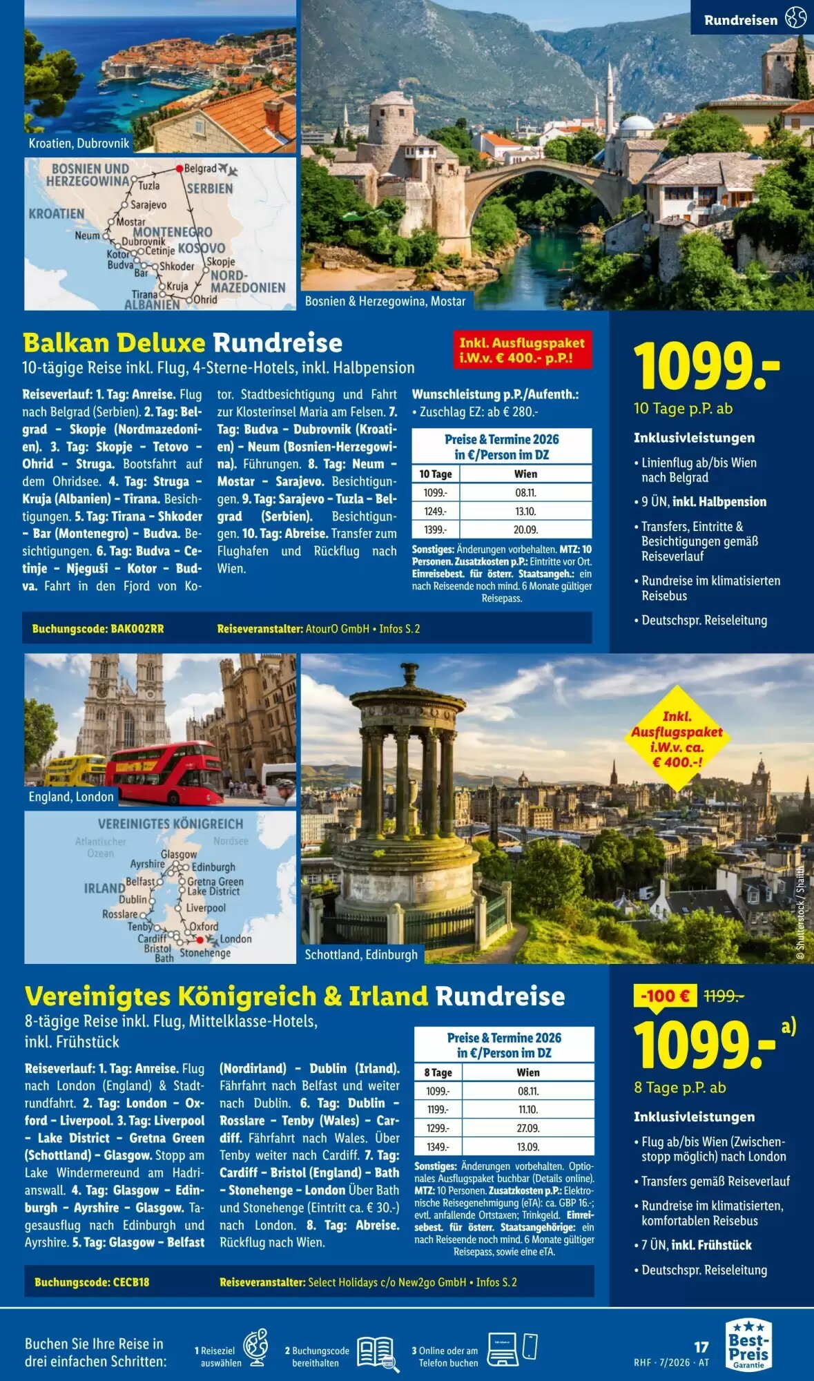 Lidl Reisen Flugblatt (ab 01.07.2026) - Angebote und Prospekt - Seite 17