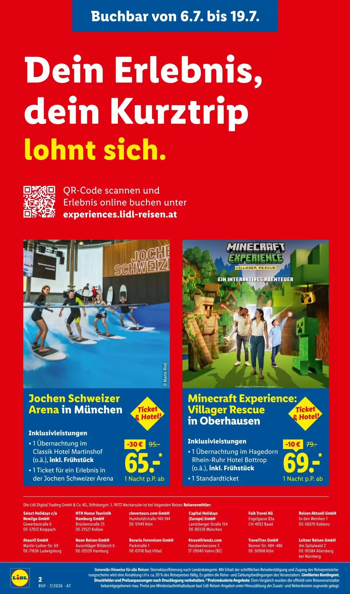 Lidl Reisen Flugblatt (ab 01.07.2026) - Angebote und Prospekt - Seite 2