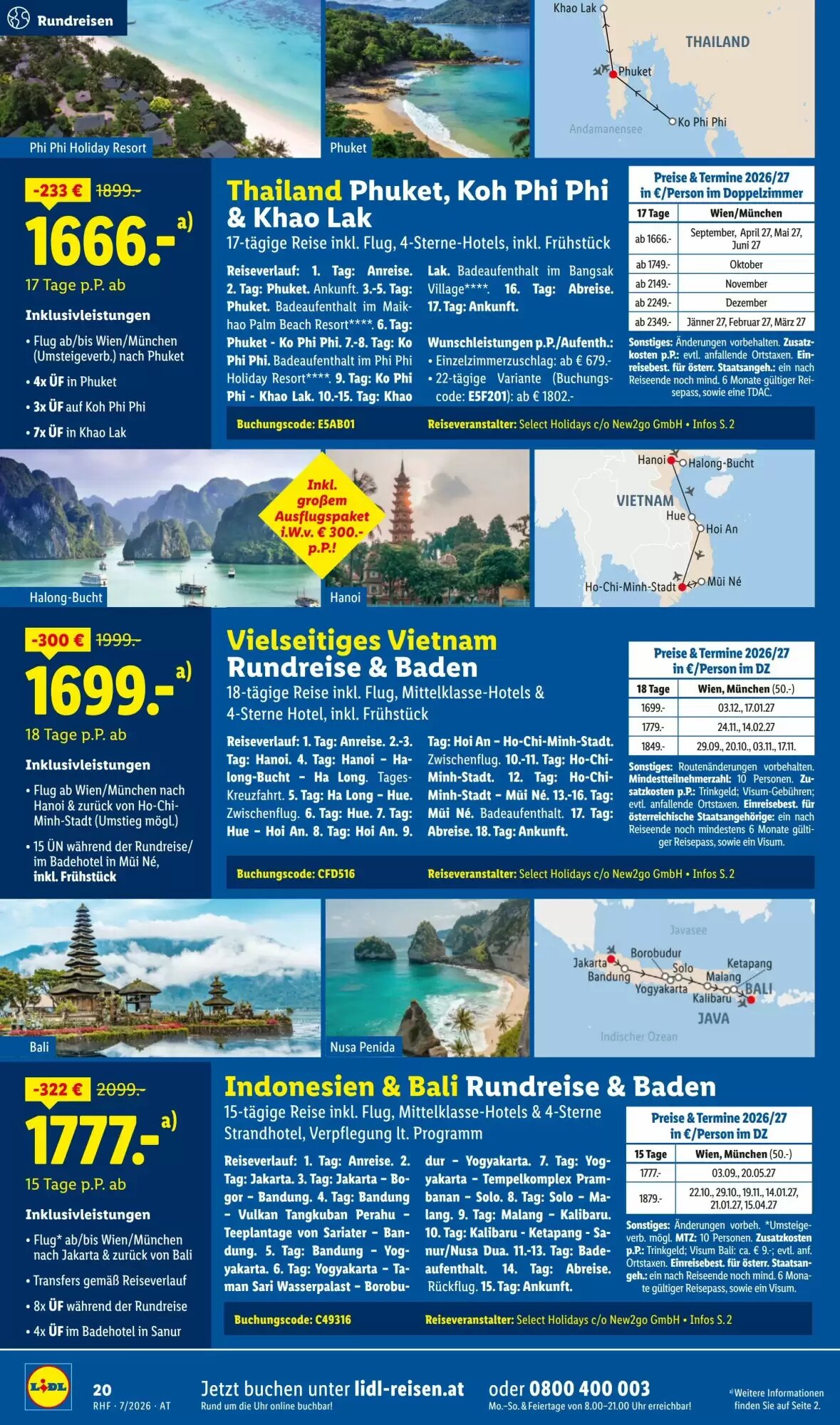 Lidl Reisen Flugblatt (ab 01.07.2026) - Angebote und Prospekt - Seite 20