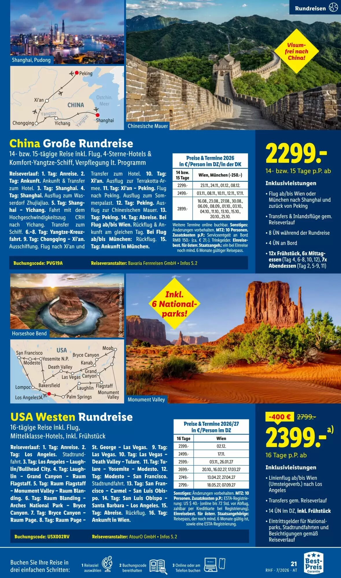Lidl Reisen Flugblatt (ab 01.07.2026) - Angebote und Prospekt - Seite 21