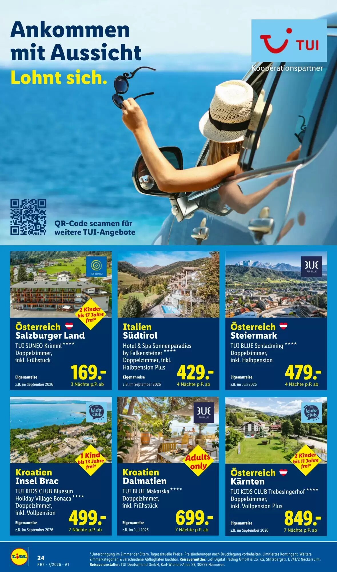 Lidl Reisen Flugblatt (ab 01.07.2026) - Angebote und Prospekt - Seite 24