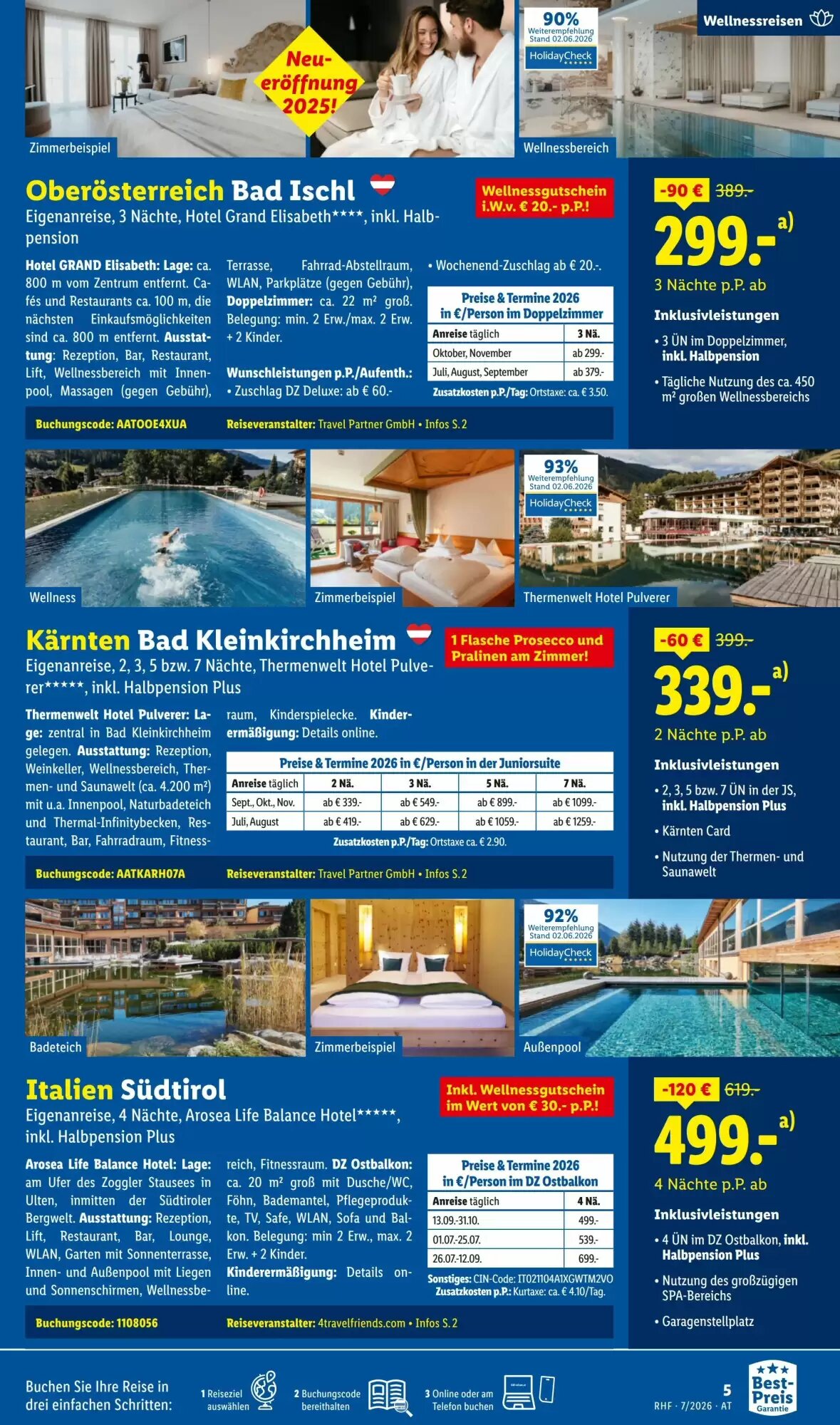 Lidl Reisen Flugblatt (ab 01.07.2026) - Angebote und Prospekt - Seite 5