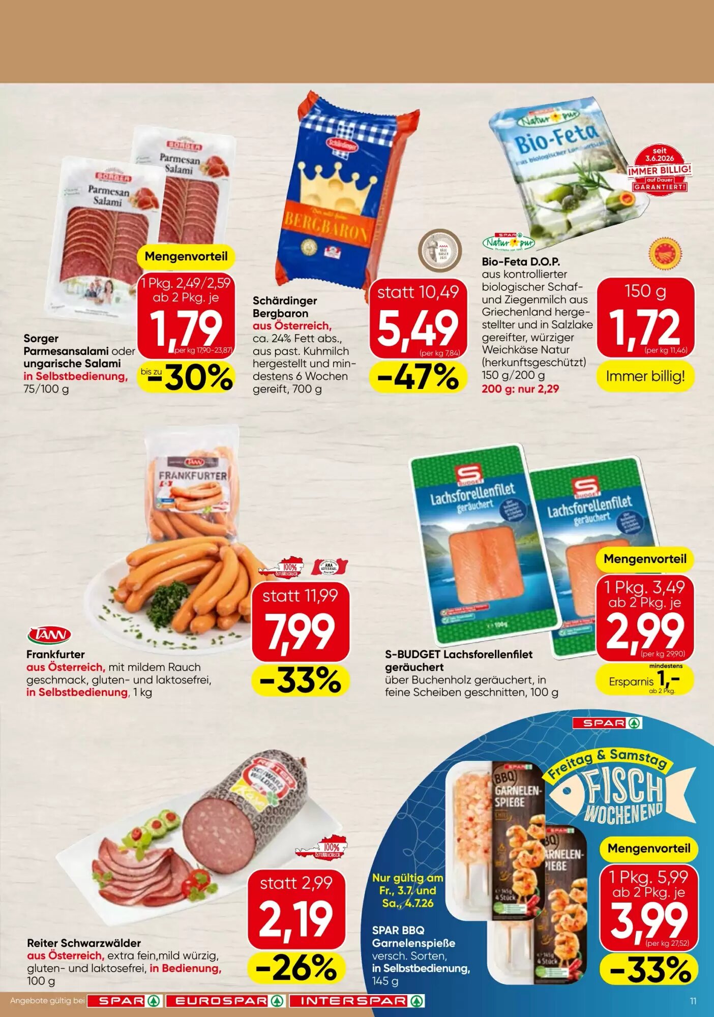 Strasser Markt Flugblatt (ab 01.07.2026) - Angebote und Prospekt - Seite 11