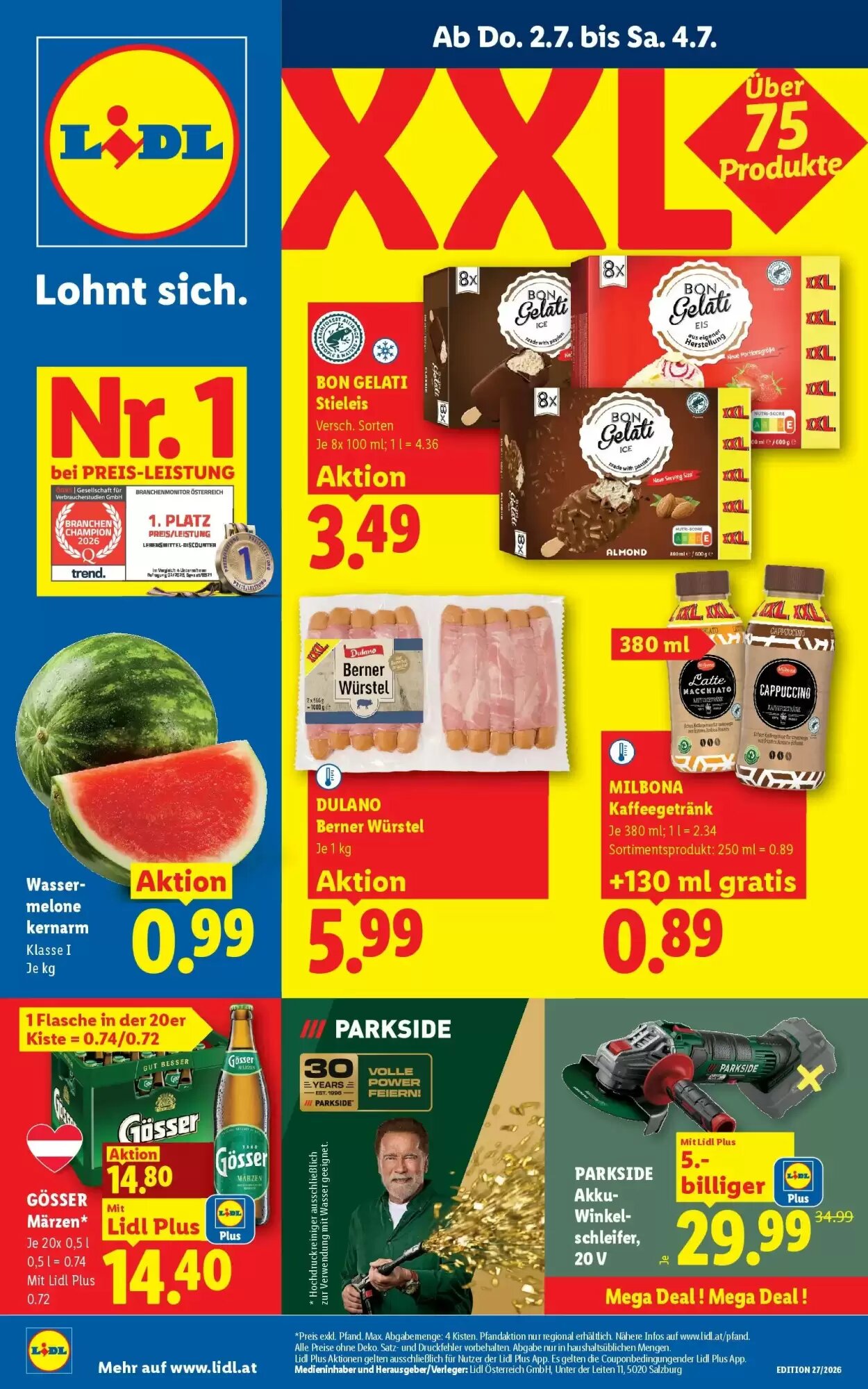 Lidl Flugblatt (ab 02.07.2026) - Angebote und Prospekt - Seite 1