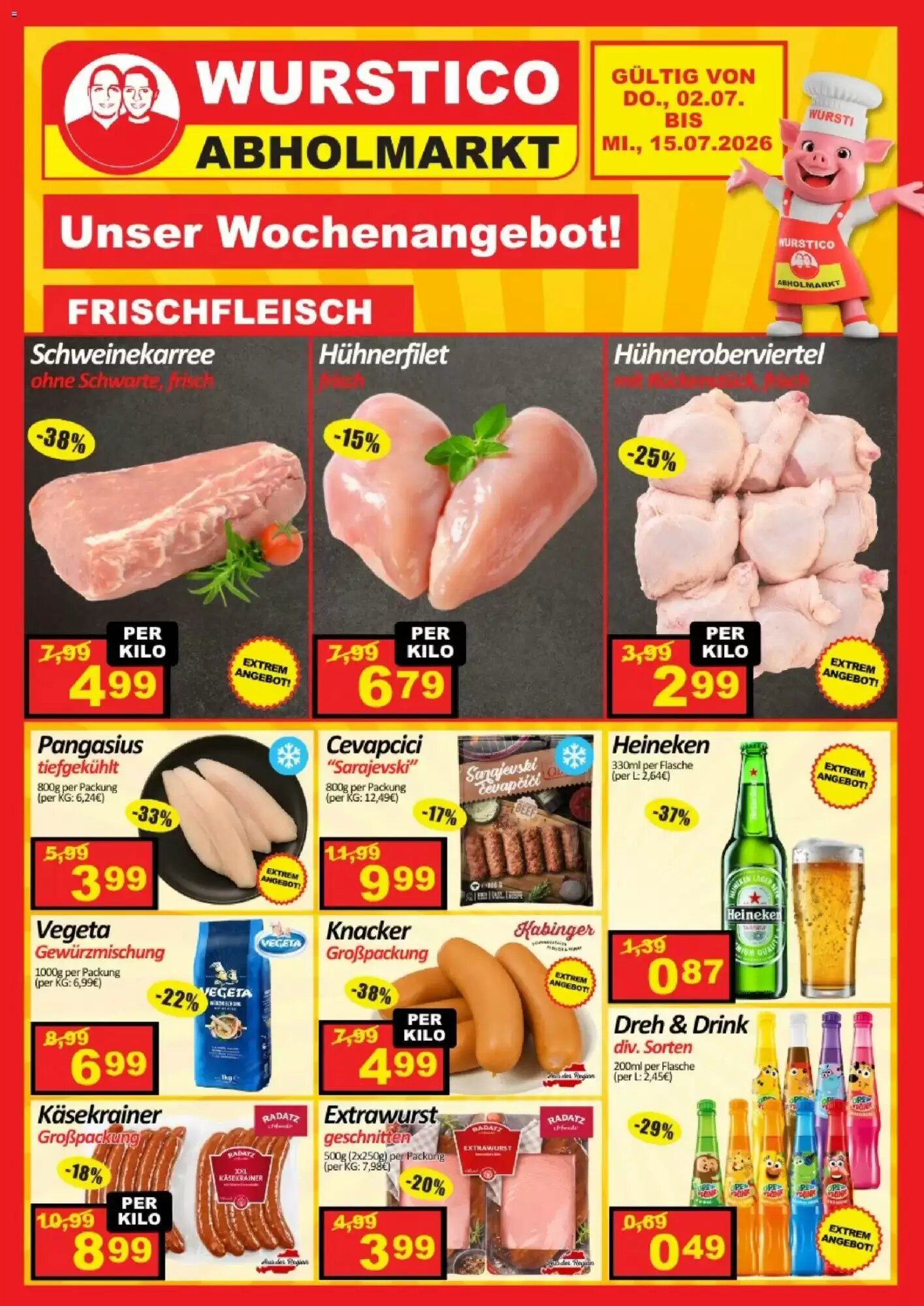 Wurstico Flugblatt (ab 02.07.2026) - Angebote und Prospekt - Seite 1