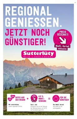 Sutterlüty Flugblatt (ab 02.07.2026) - Angebote und Prospekt