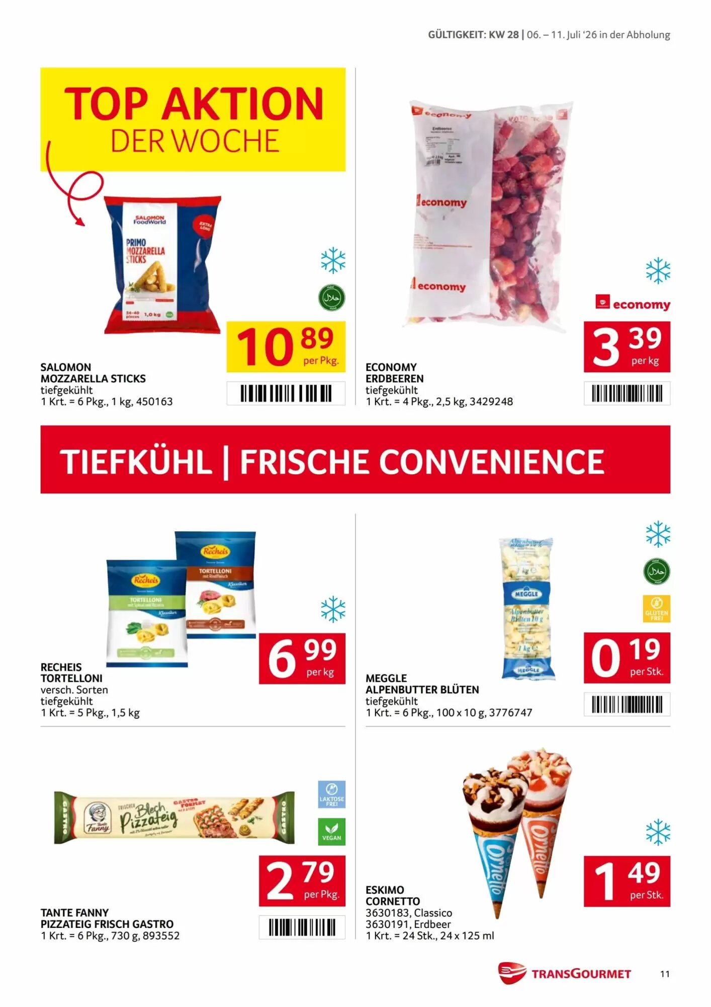 Transgourmet Flugblatt (ab 06.07.2026) - Angebote und Prospekt - Seite 11