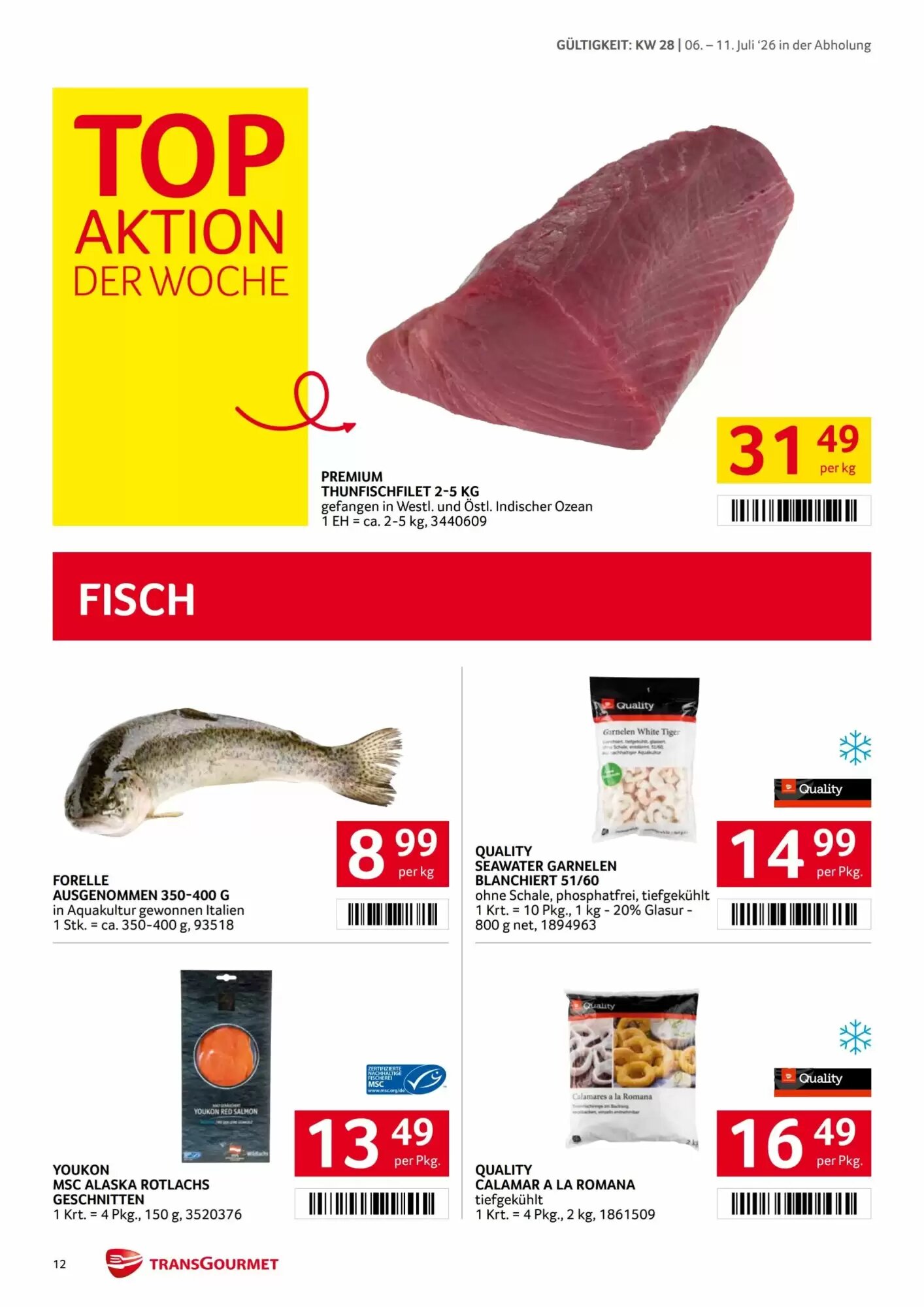 Transgourmet Flugblatt (ab 06.07.2026) - Angebote und Prospekt - Seite 12