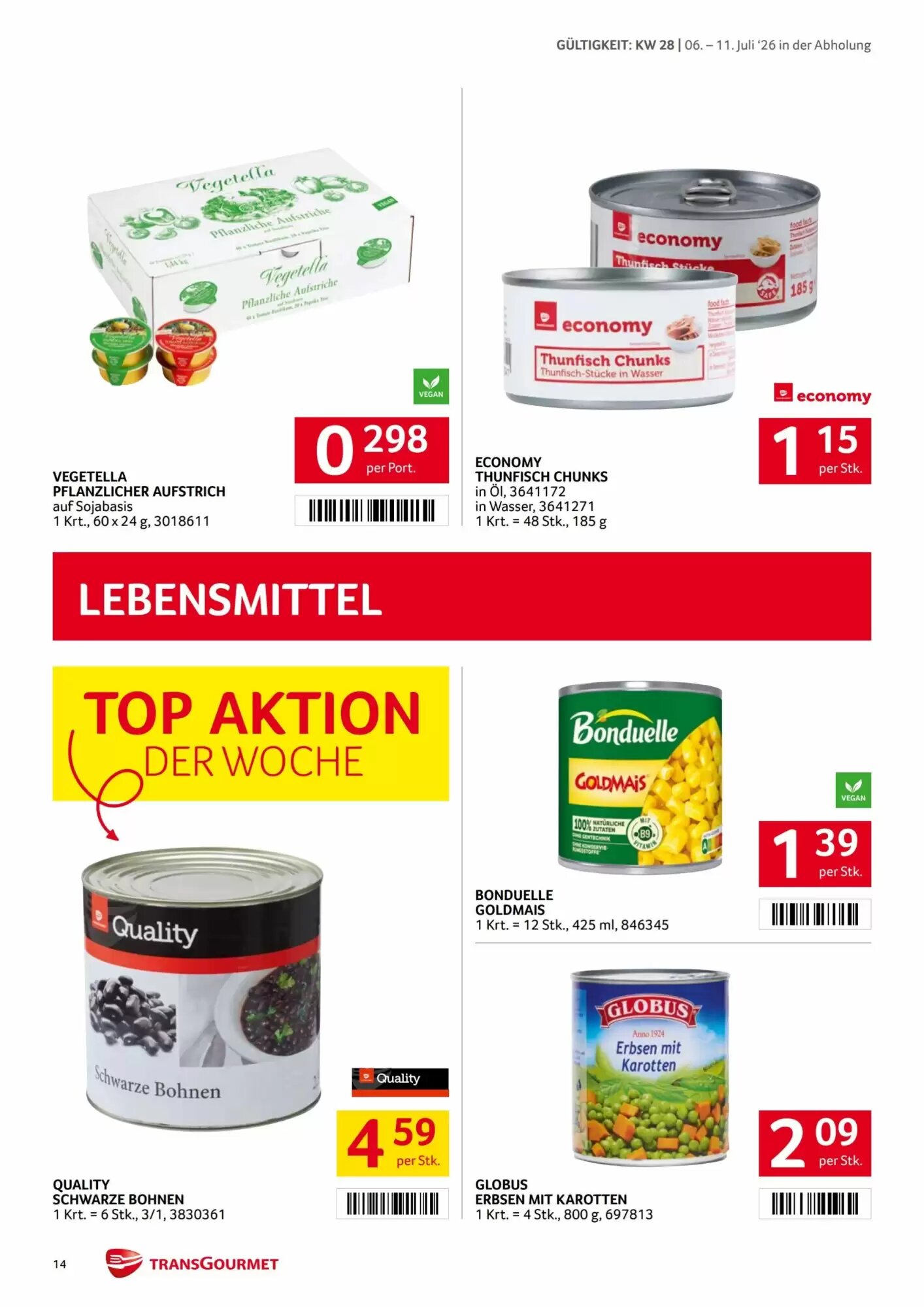 Transgourmet Flugblatt (ab 06.07.2026) - Angebote und Prospekt - Seite 14