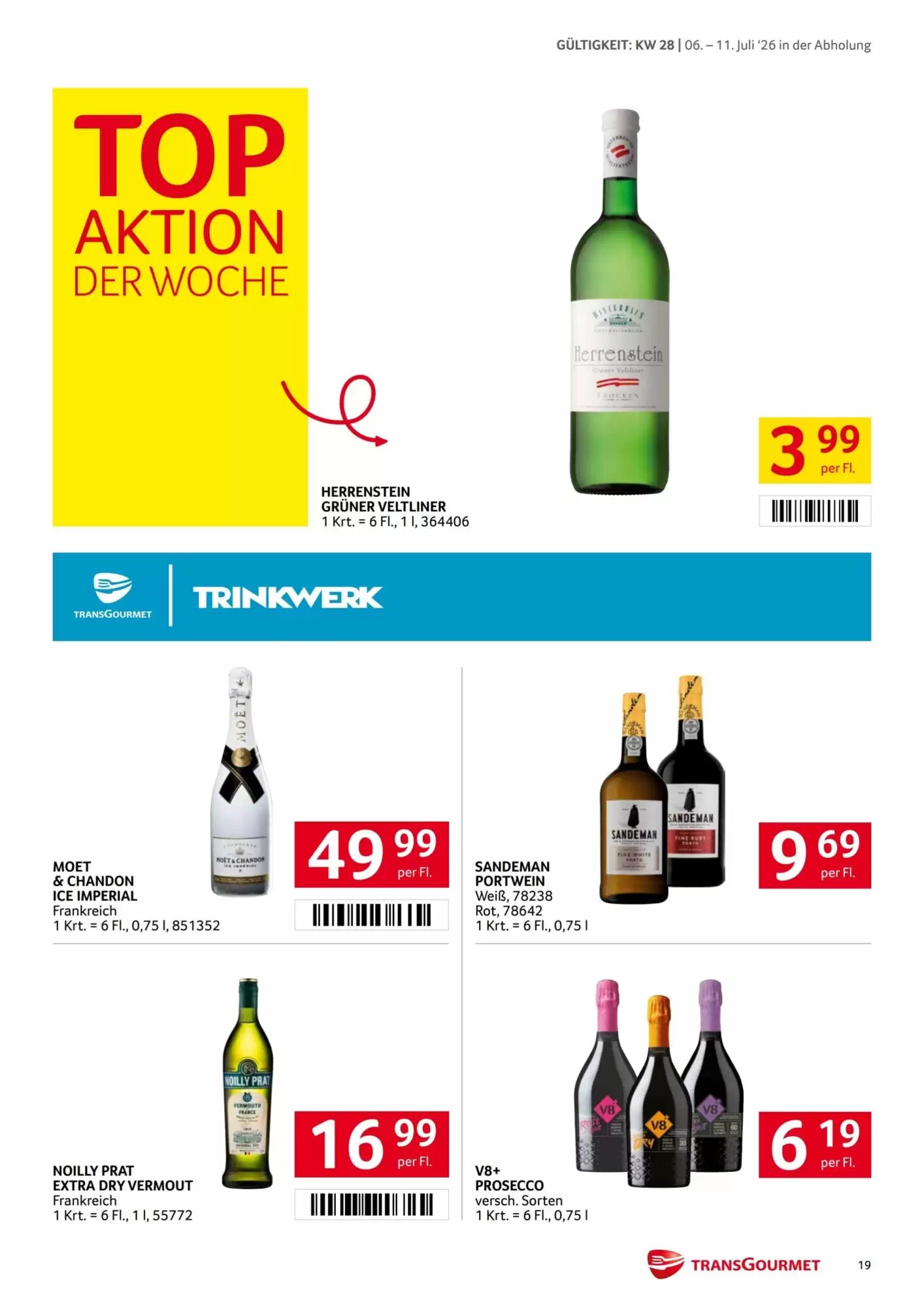 Transgourmet Flugblatt (ab 06.07.2026) - Angebote und Prospekt - Seite 19