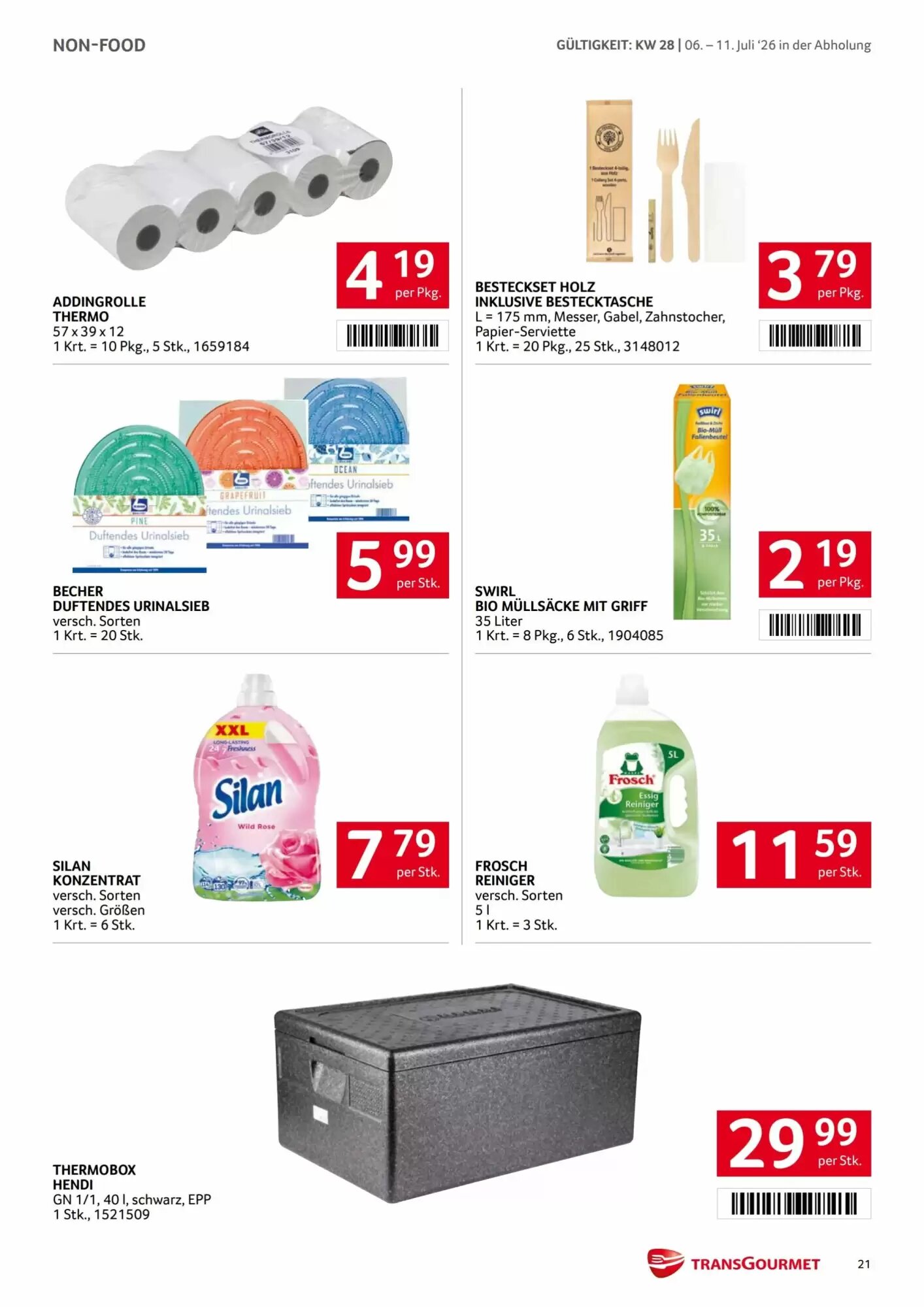 Transgourmet Flugblatt (ab 06.07.2026) - Angebote und Prospekt - Seite 21