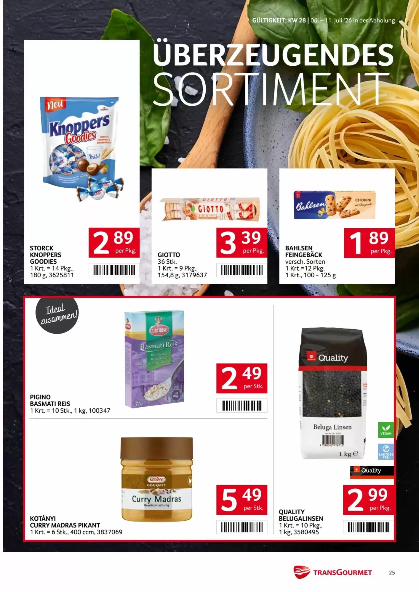 Transgourmet Flugblatt (ab 06.07.2026) - Angebote und Prospekt - Seite 25