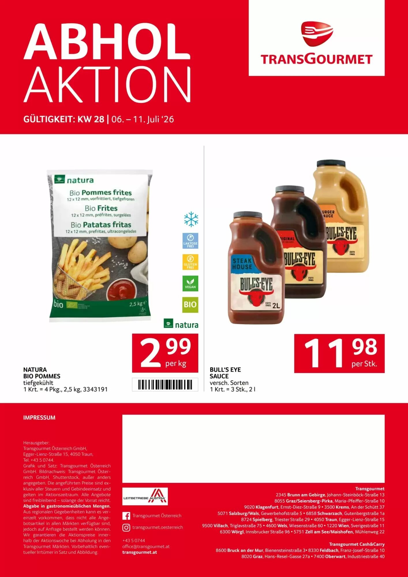 Transgourmet Flugblatt (ab 06.07.2026) - Angebote und Prospekt - Seite 28