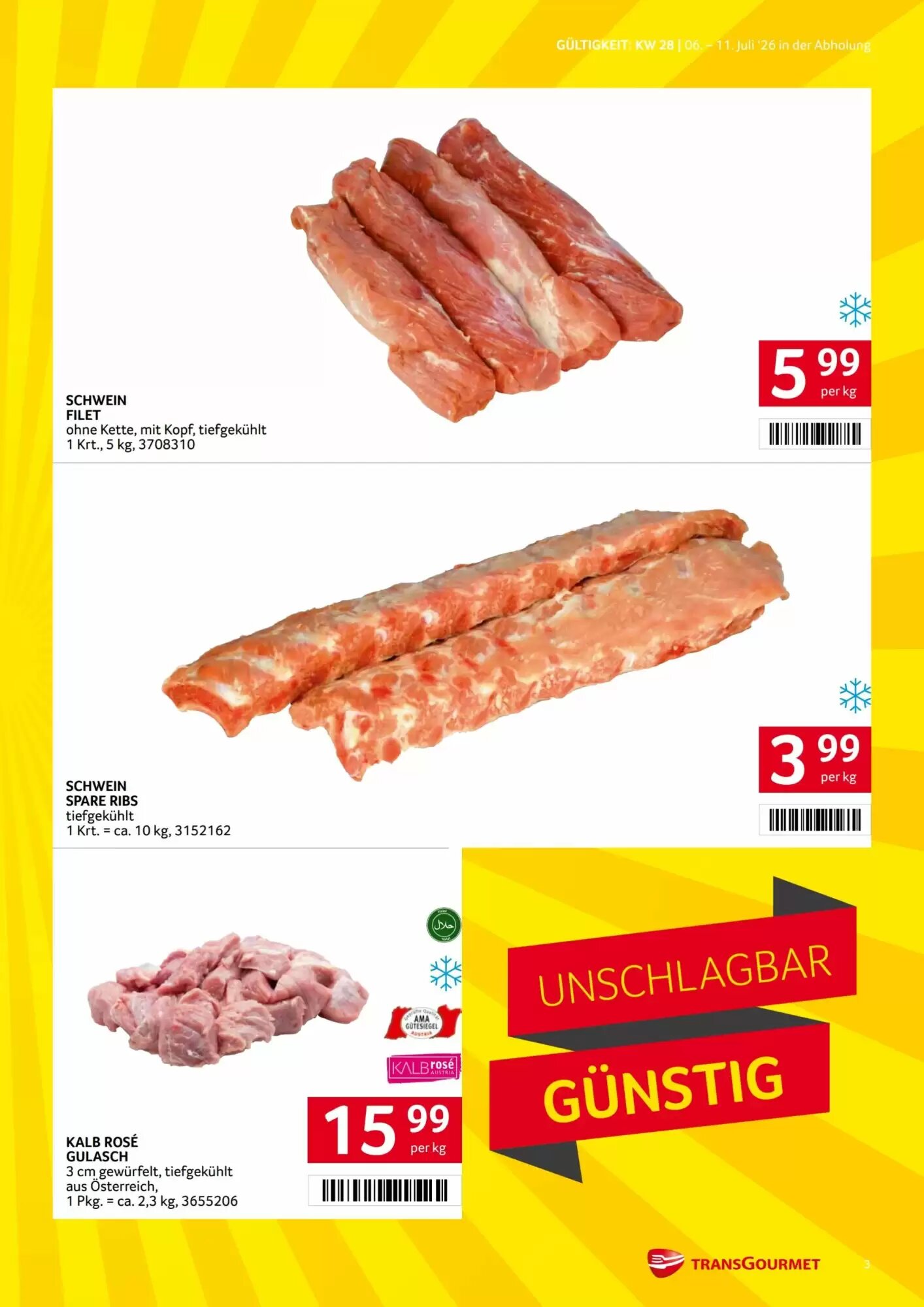 Transgourmet Flugblatt (ab 06.07.2026) - Angebote und Prospekt - Seite 3