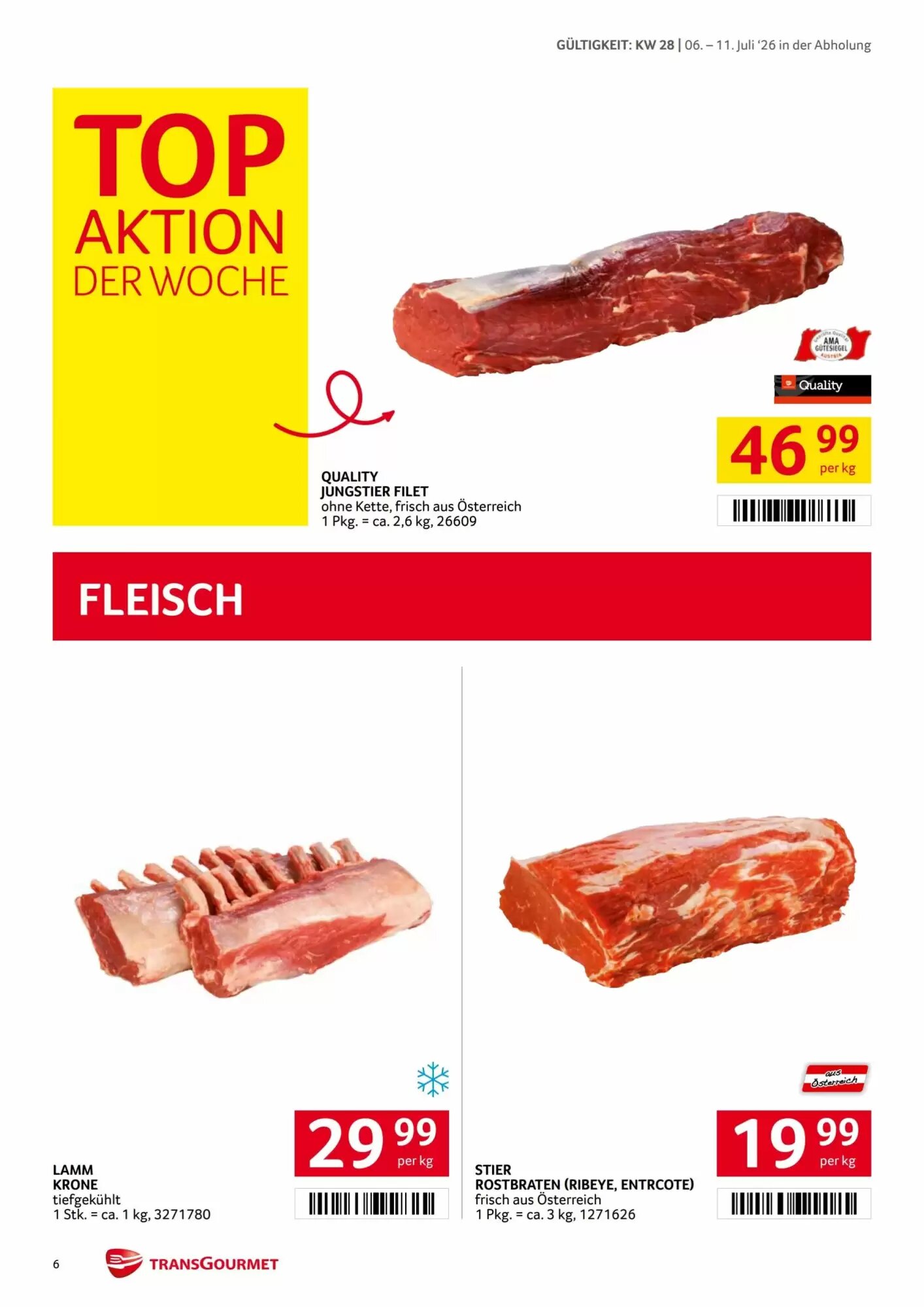 Transgourmet Flugblatt (ab 06.07.2026) - Angebote und Prospekt - Seite 6