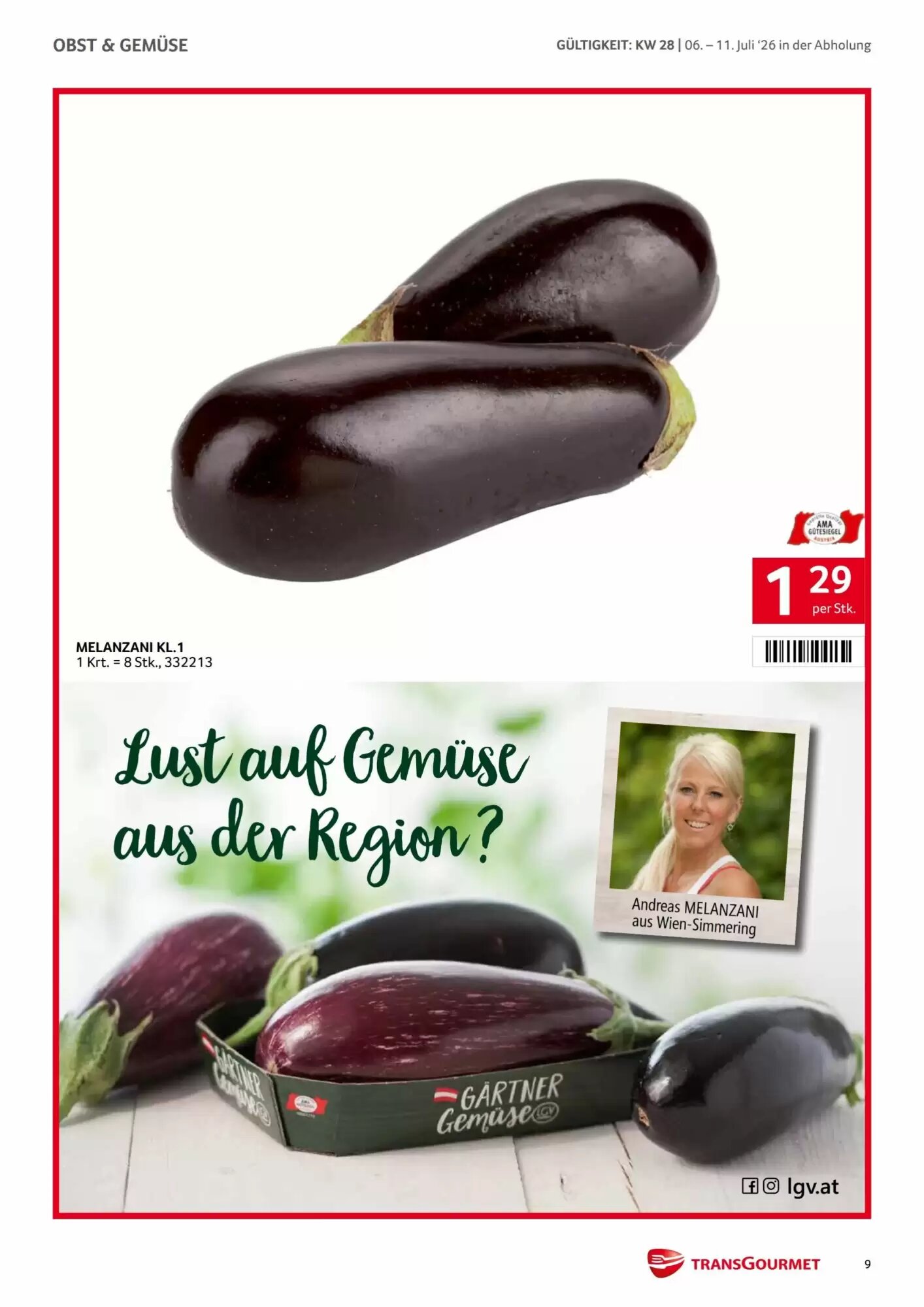 Transgourmet Flugblatt (ab 06.07.2026) - Angebote und Prospekt - Seite 9
