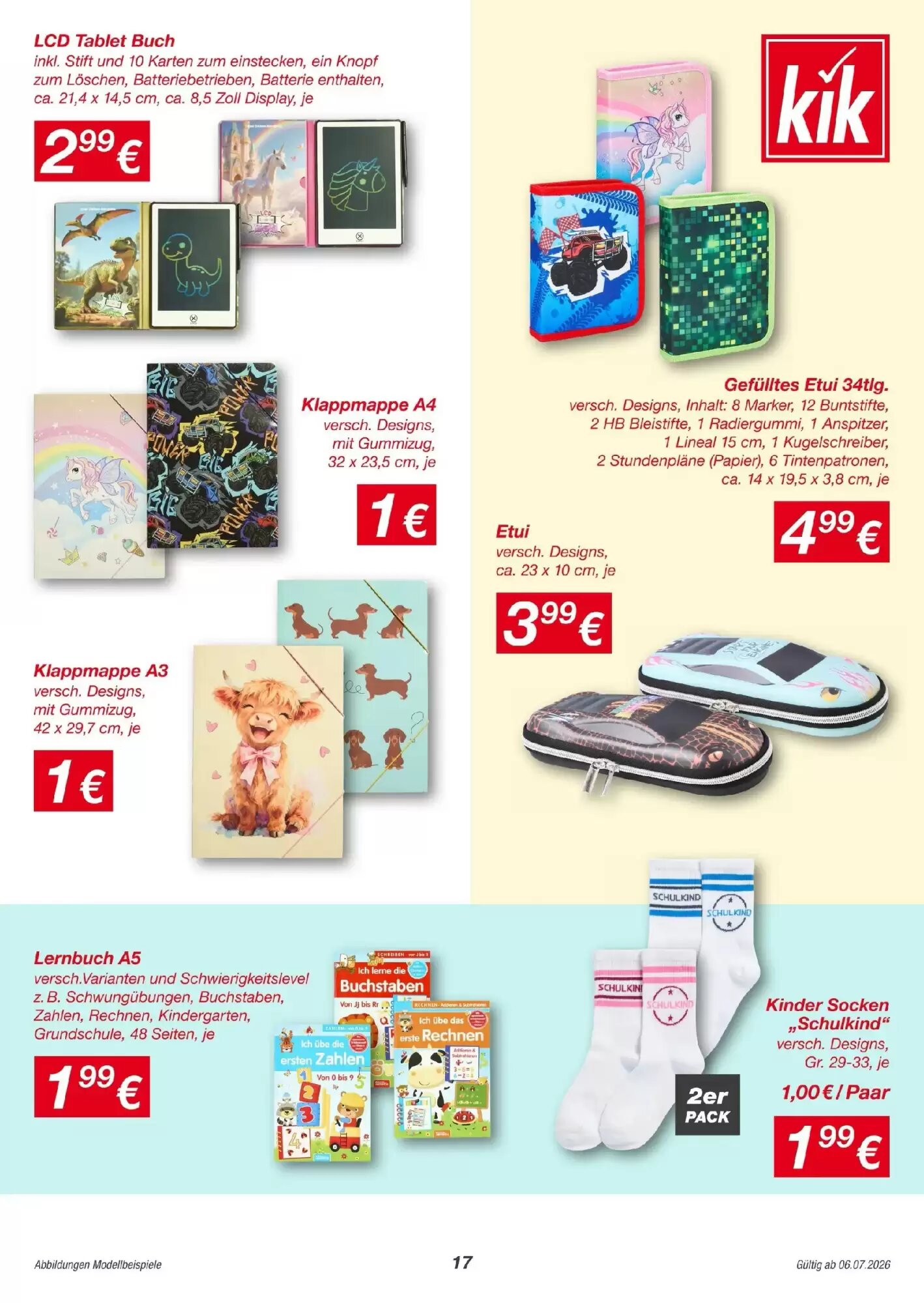 KiK Flugblatt (ab 06.07.2026) - Angebote und Prospekt - Seite 17