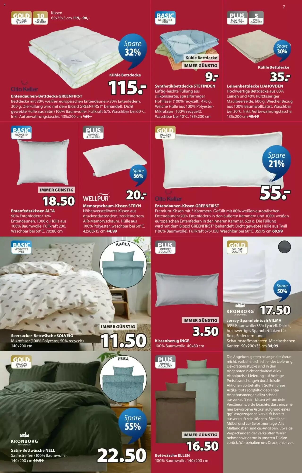 JYSK Flugblatt (ab 07.07.2026) - Angebote und Prospekt - Seite 7