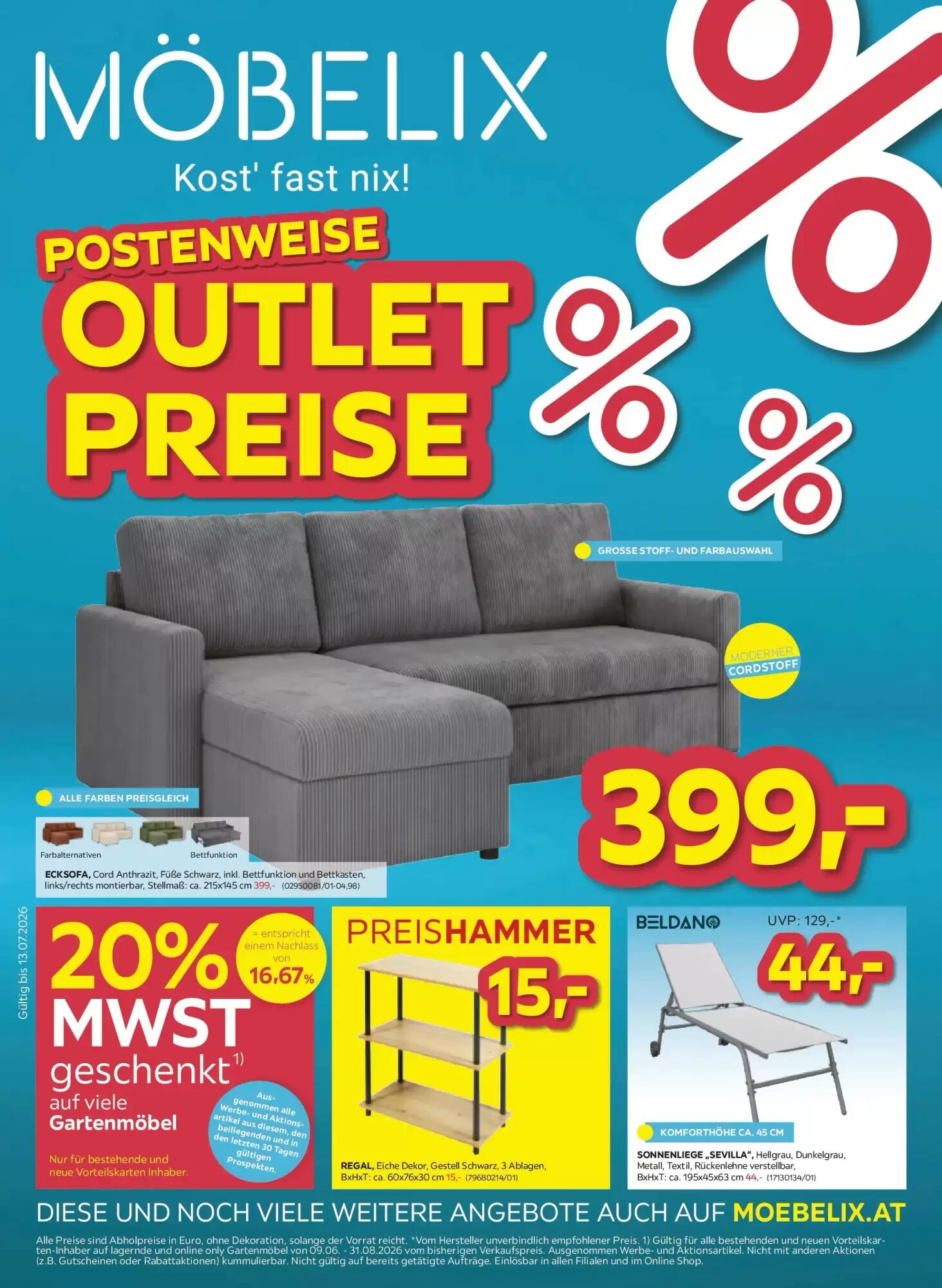 Möbelix Flugblatt (ab 07.07.2026) - Angebote und Prospekt - Seite 1