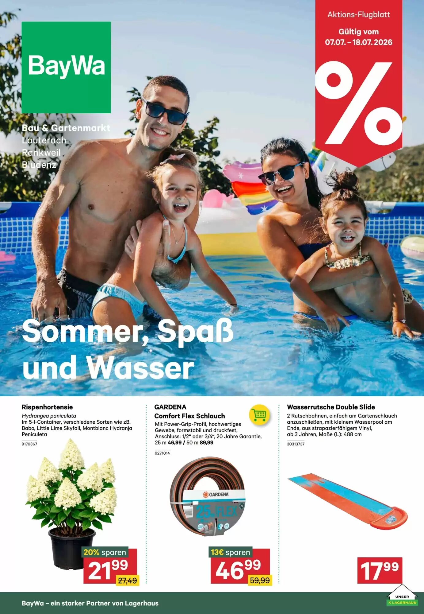 BayWa Flugblatt (ab 07.07.2026) - Angebote und Prospekt - Seite 1