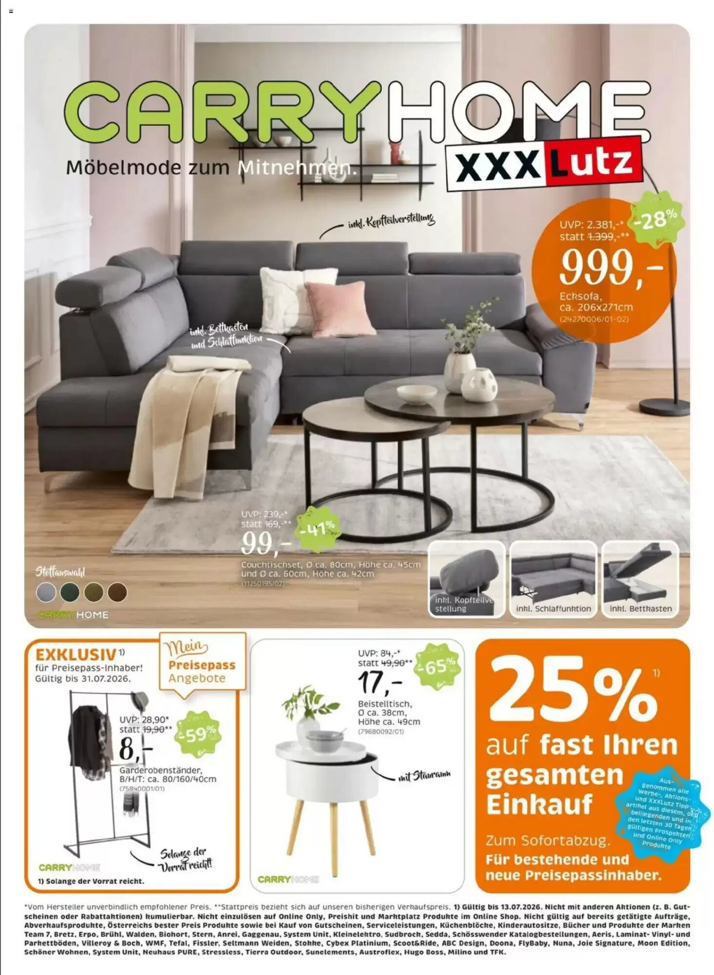 XXXLutz Flugblatt (ab 07.07.2026) - Angebote und Prospekt - Seite 1