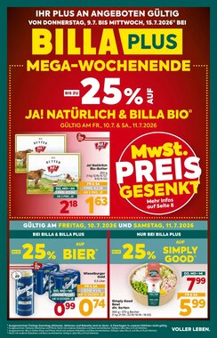 Billa Flugblatt (ab 08.07.2026) - Angebote und Prospekt