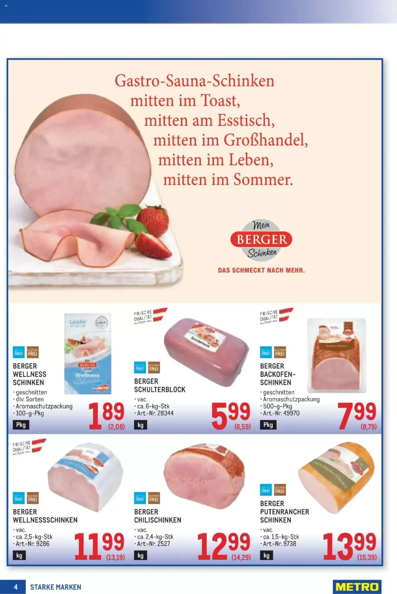 Metro Flugblatt (ab 09.07.2026) - Angebote und Prospekt - Seite 4