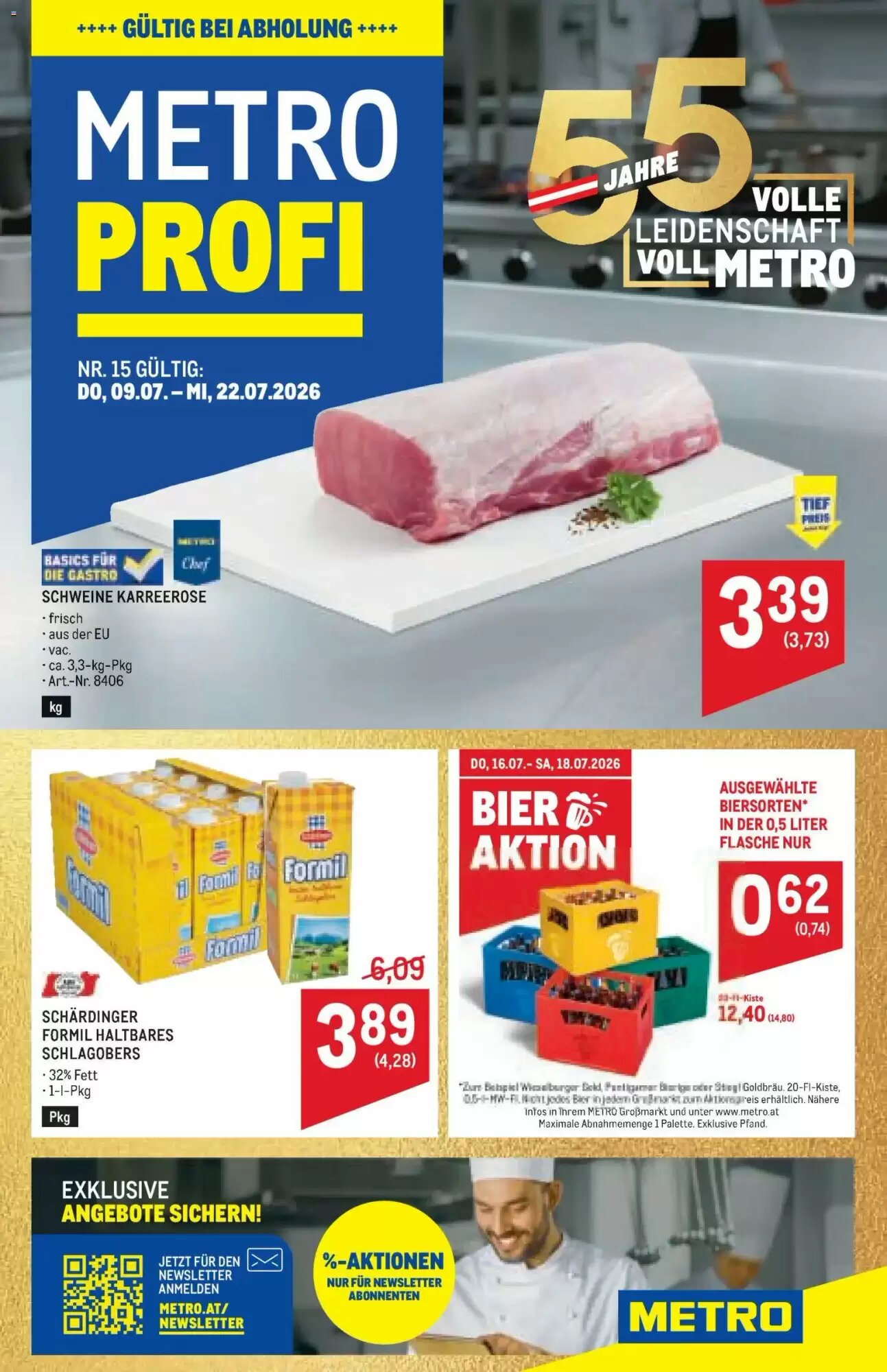 Metro Flugblatt (ab 09.07.2026) - Angebote und Prospekt - Seite 1