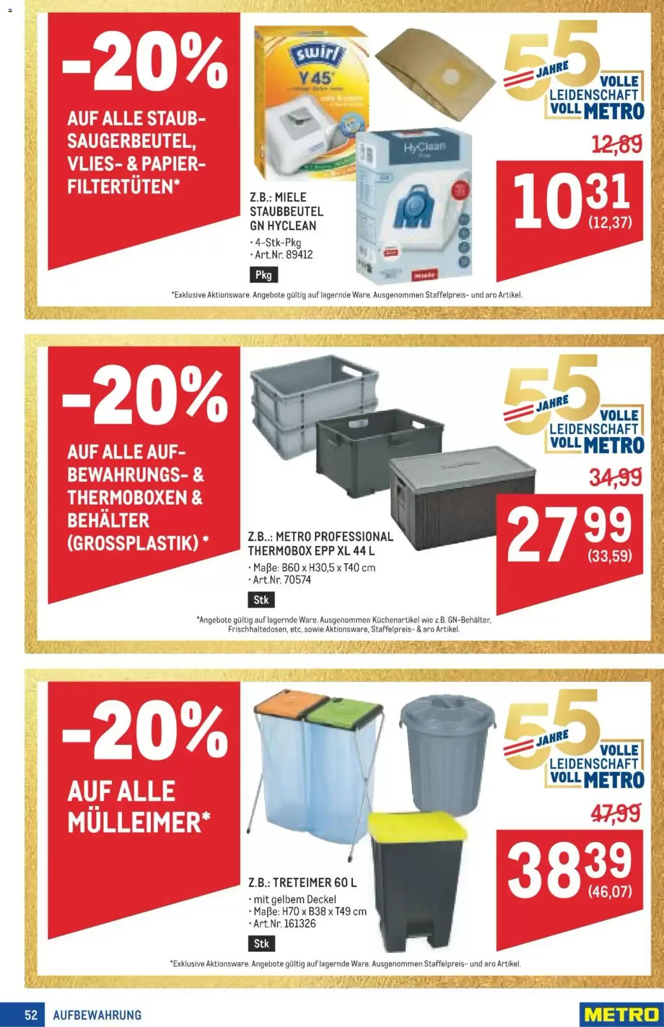 Metro Flugblatt (ab 09.07.2026) - Angebote und Prospekt - Seite 52