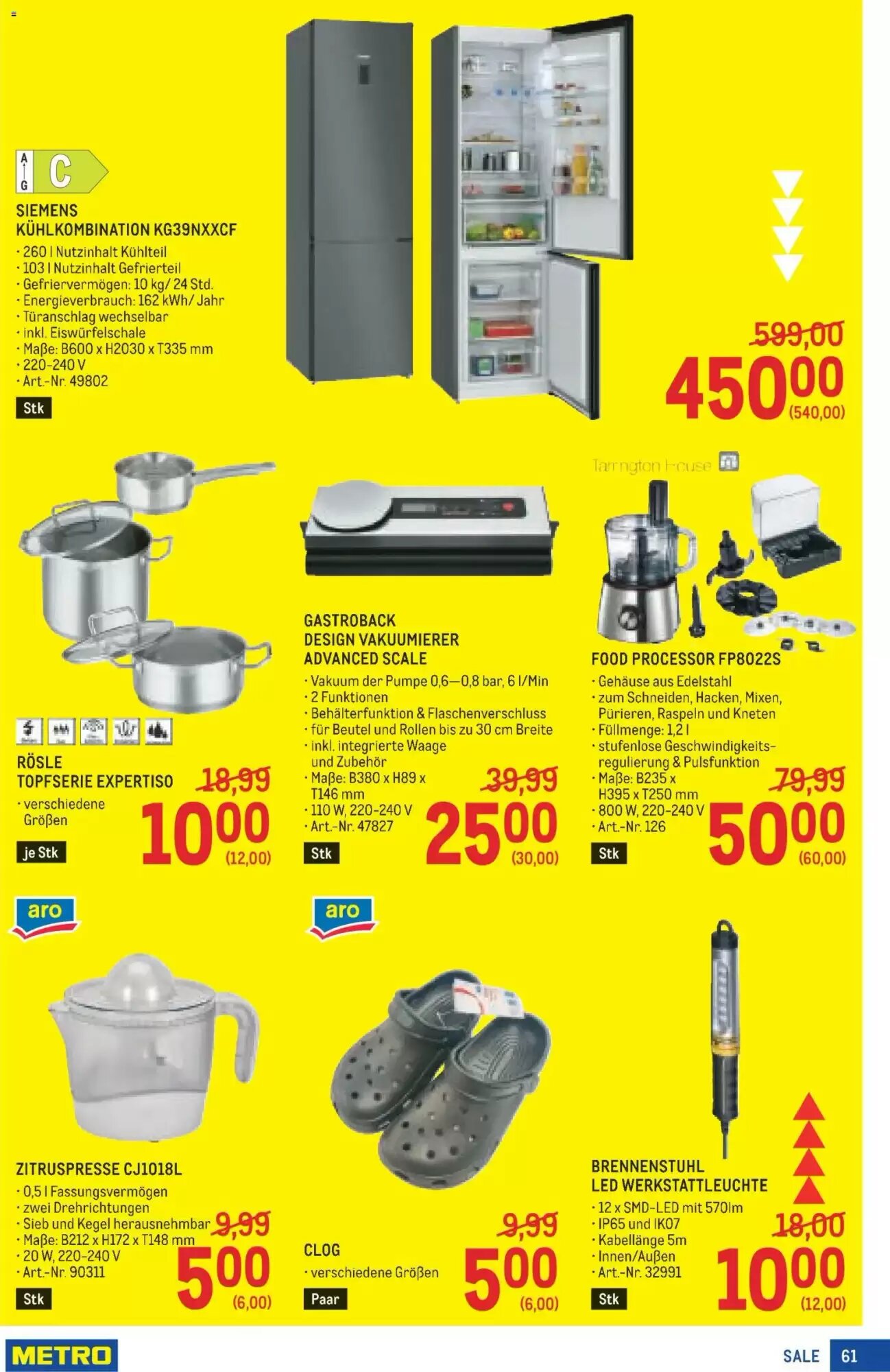 Metro Flugblatt (ab 09.07.2026) - Angebote und Prospekt - Seite 61