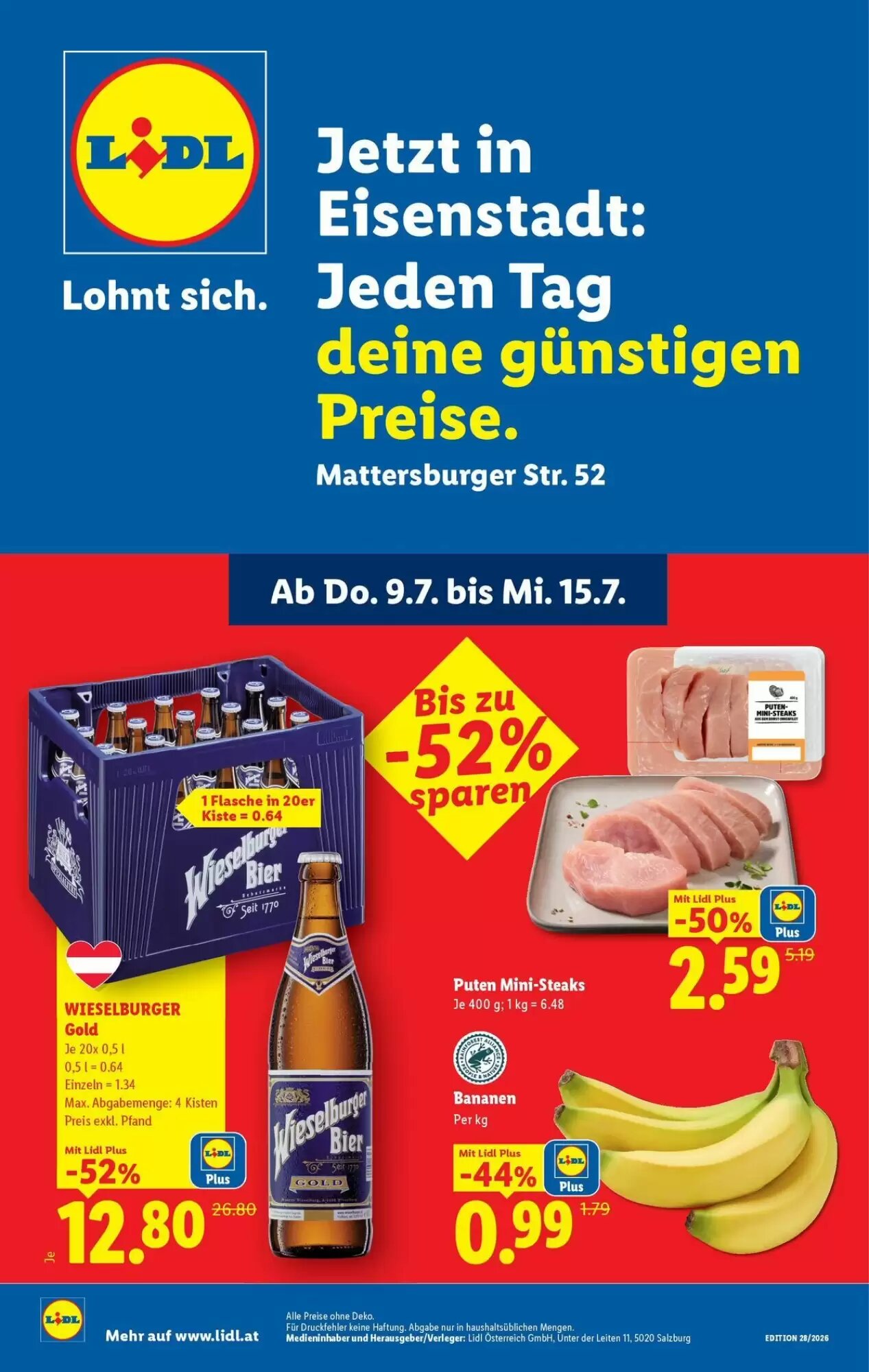 Lidl Flugblatt (ab 09.07.2026) - Angebote und Prospekt - Seite 1