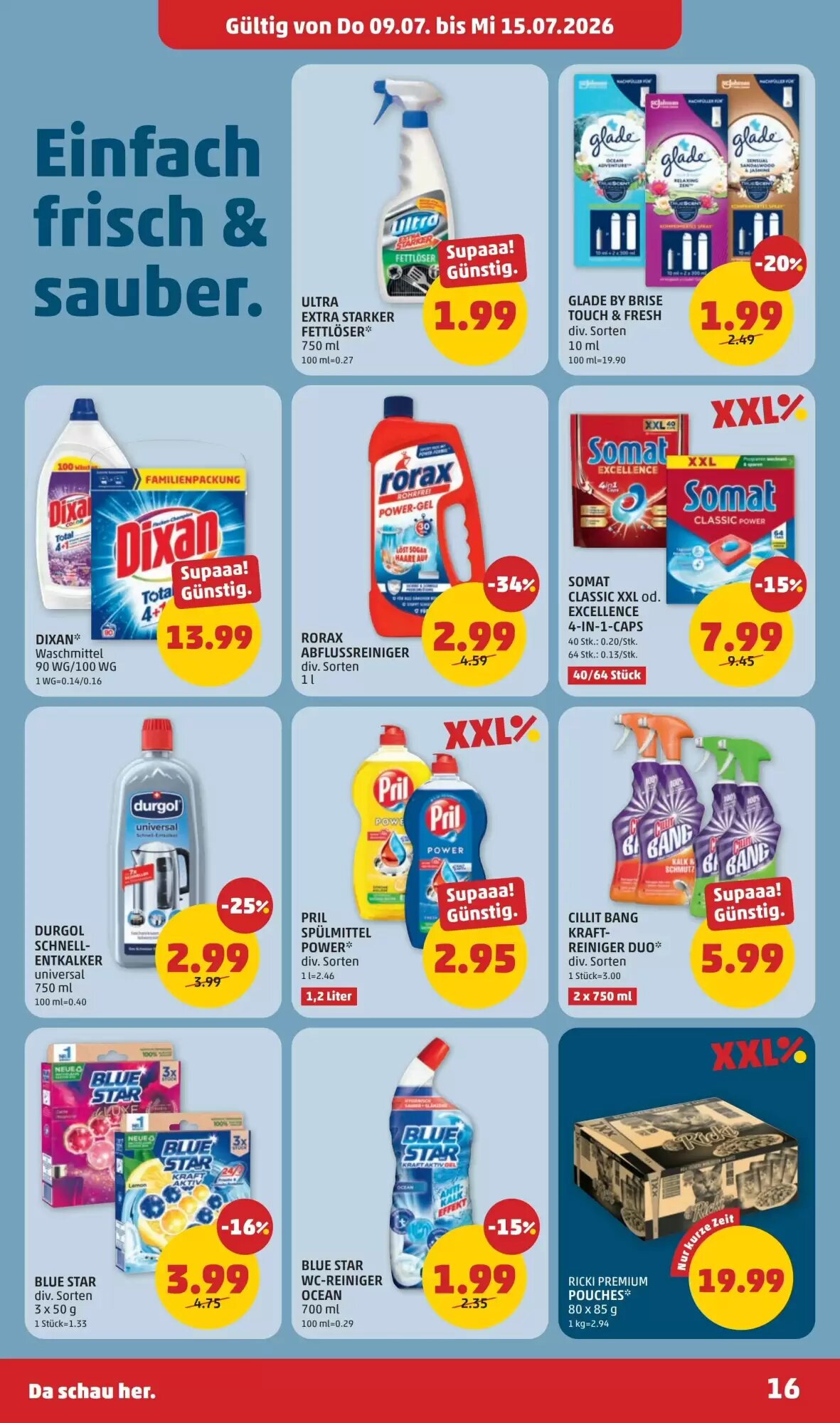 PENNY Flugblatt (ab 09.07.2026) - Angebote und Prospekt - Seite 16